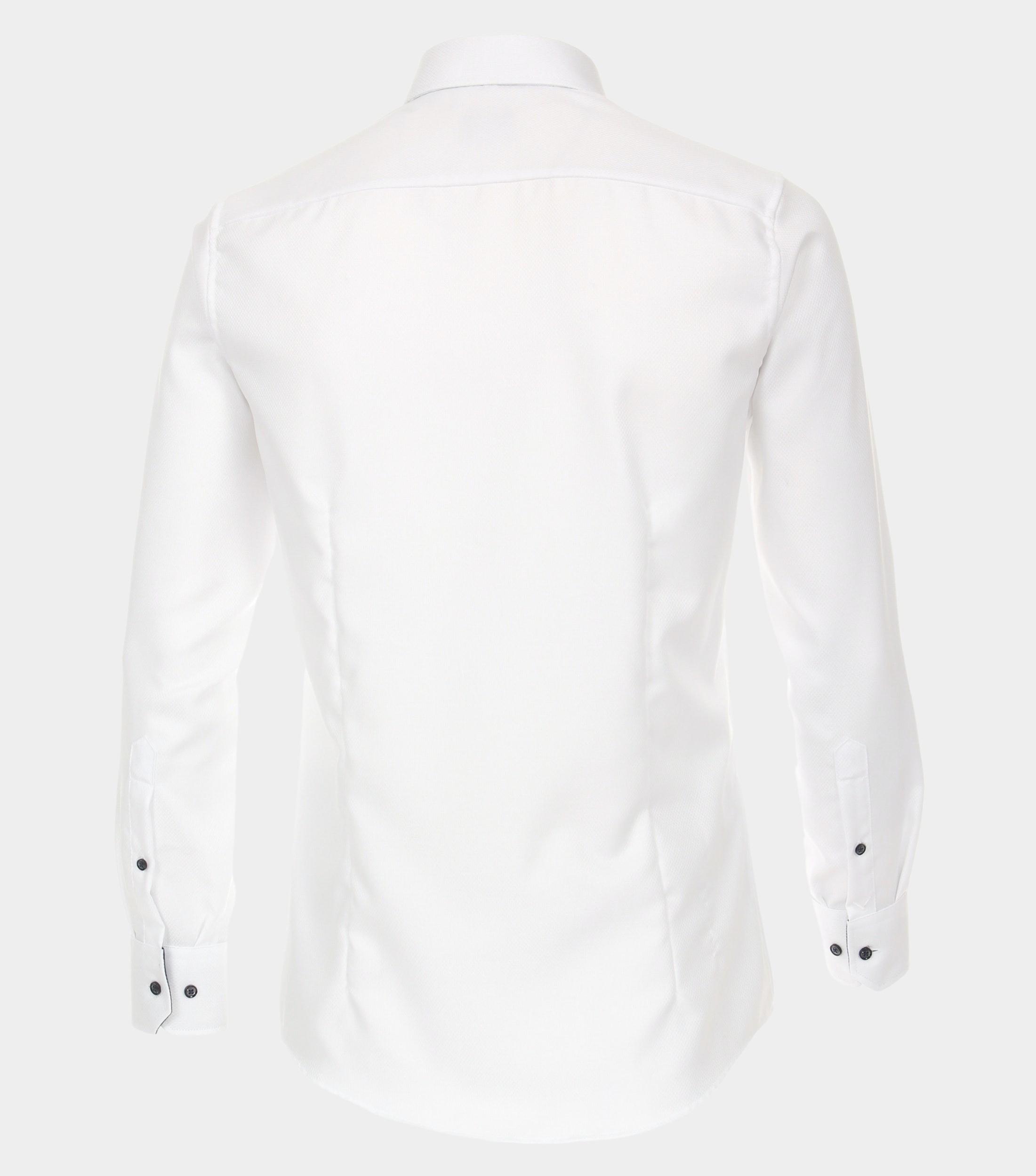 Venti Business hemd lange mouw Wit B.D. Modern Fit 113644200/000
