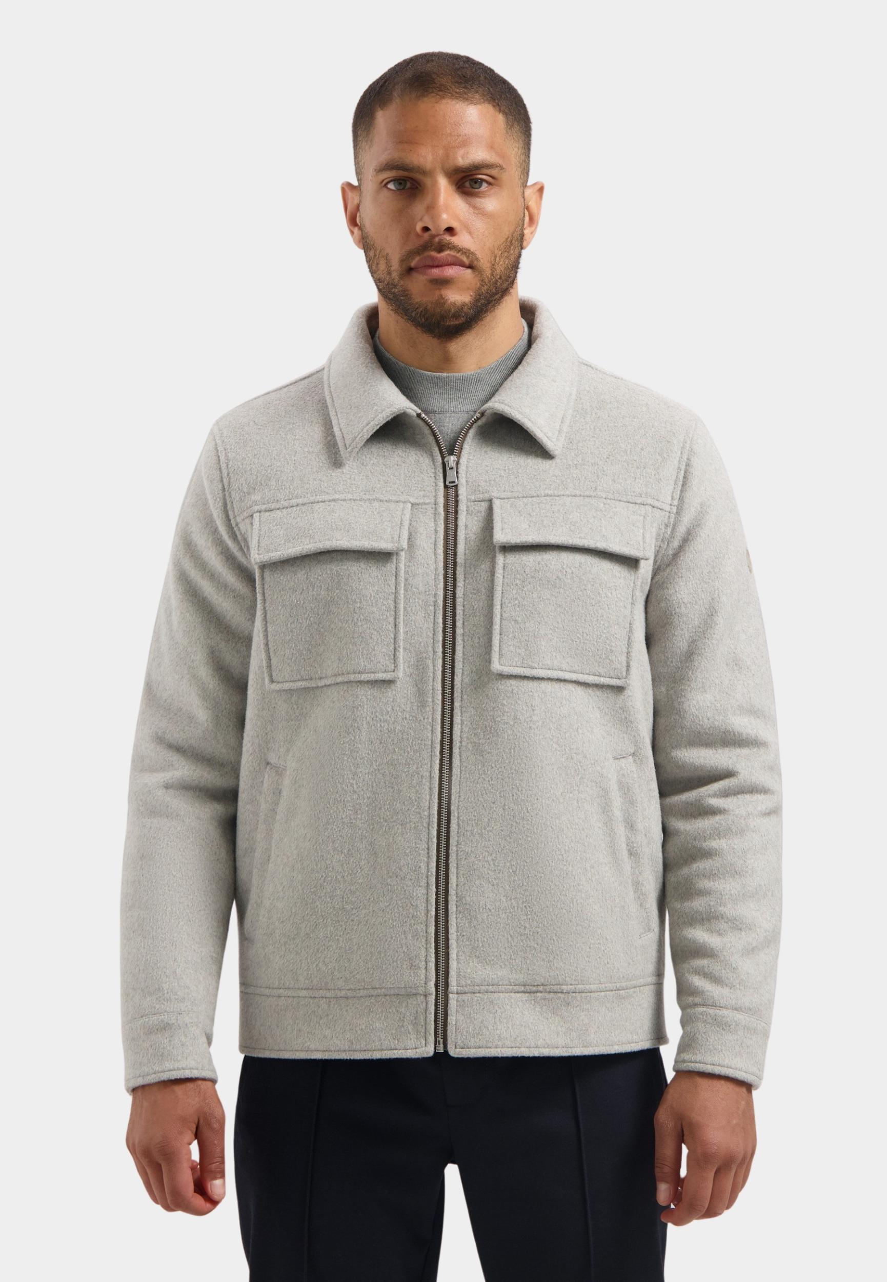 Dstrezzed Wollen Jack Grijs DS_Colton Wool Jacket 101514-AW25/831