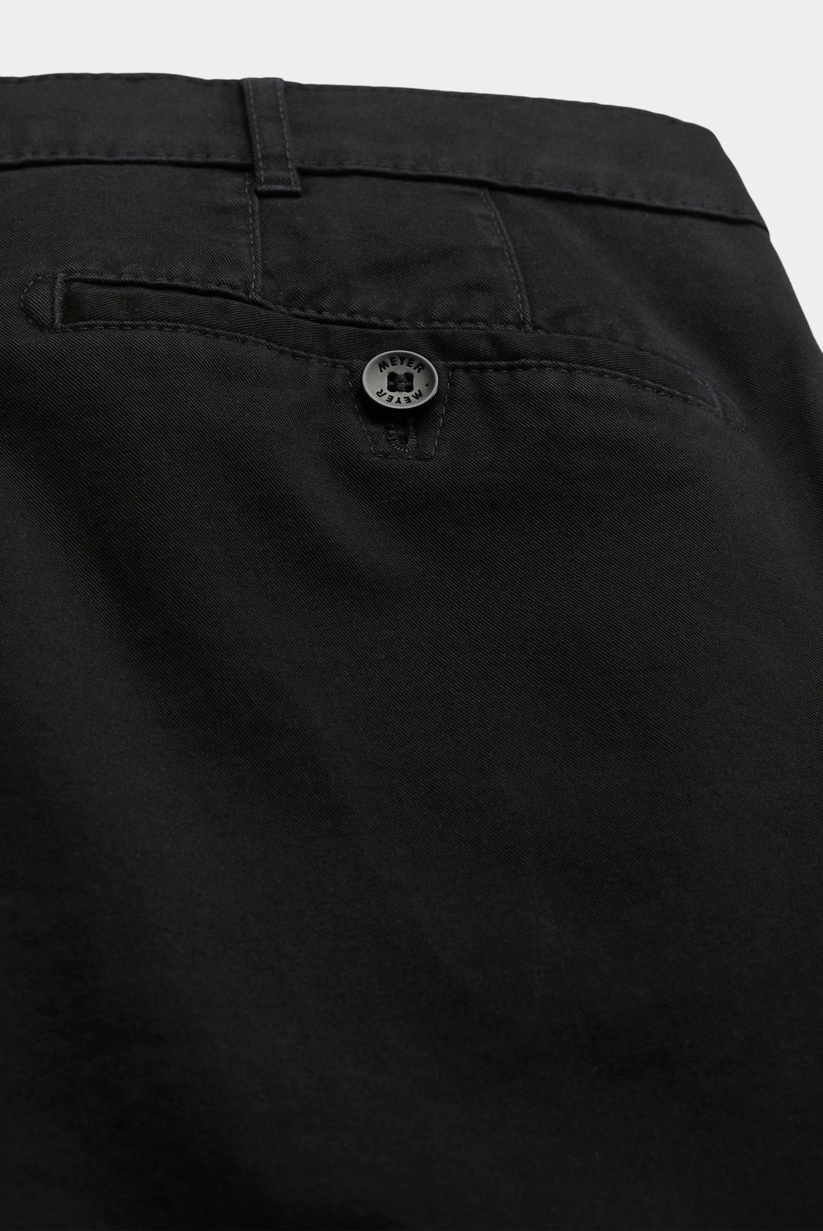 Meyer Katoenen Broek Zwart Roma kleurvast 1150931600/09