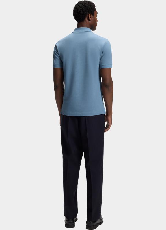 BOSS Black Polo korte mouw Blauw Pallas 10278258 01 50553564/459