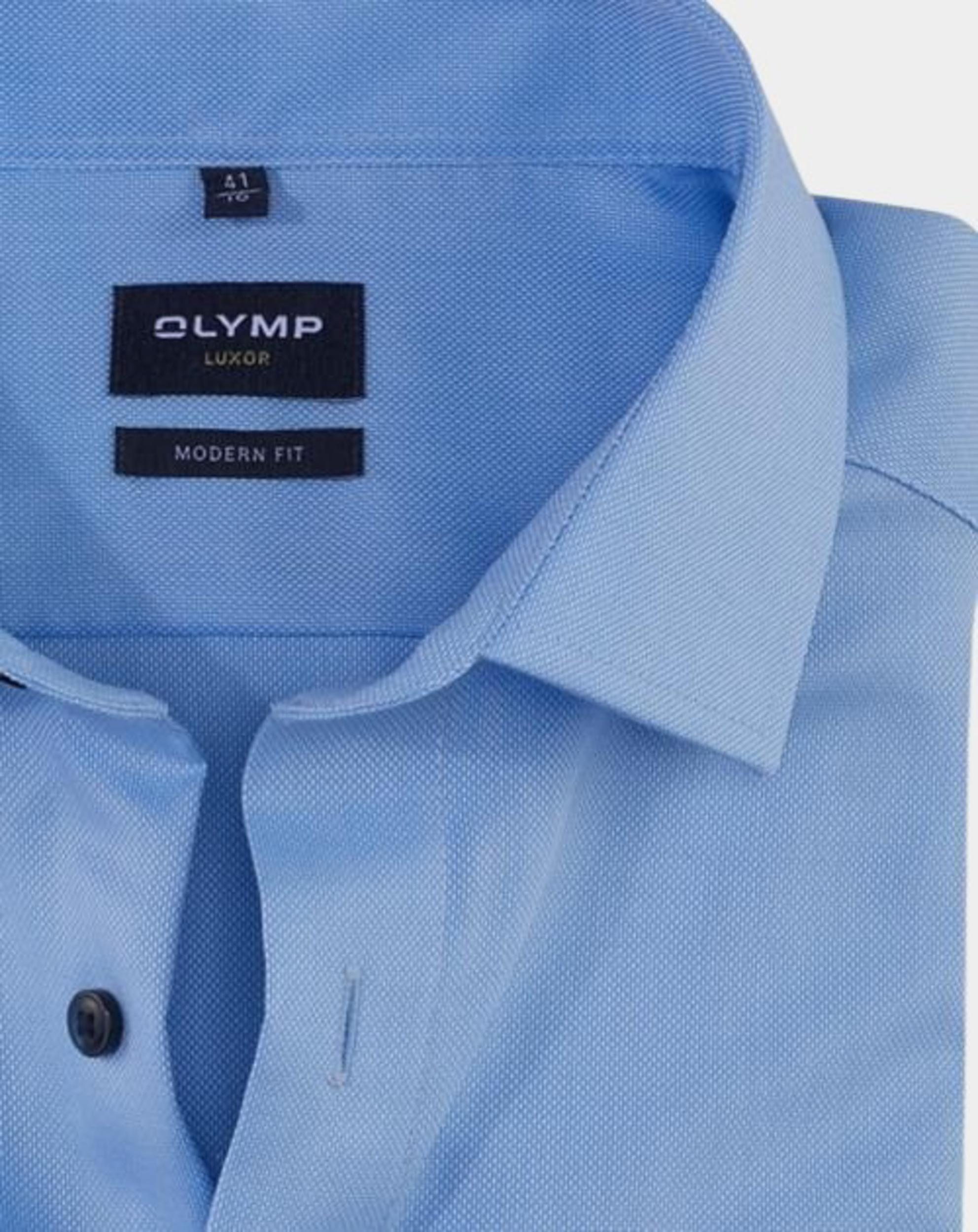 Olymp Business hemd lange mouw Blauw 1204/54 Hemden 120454/11