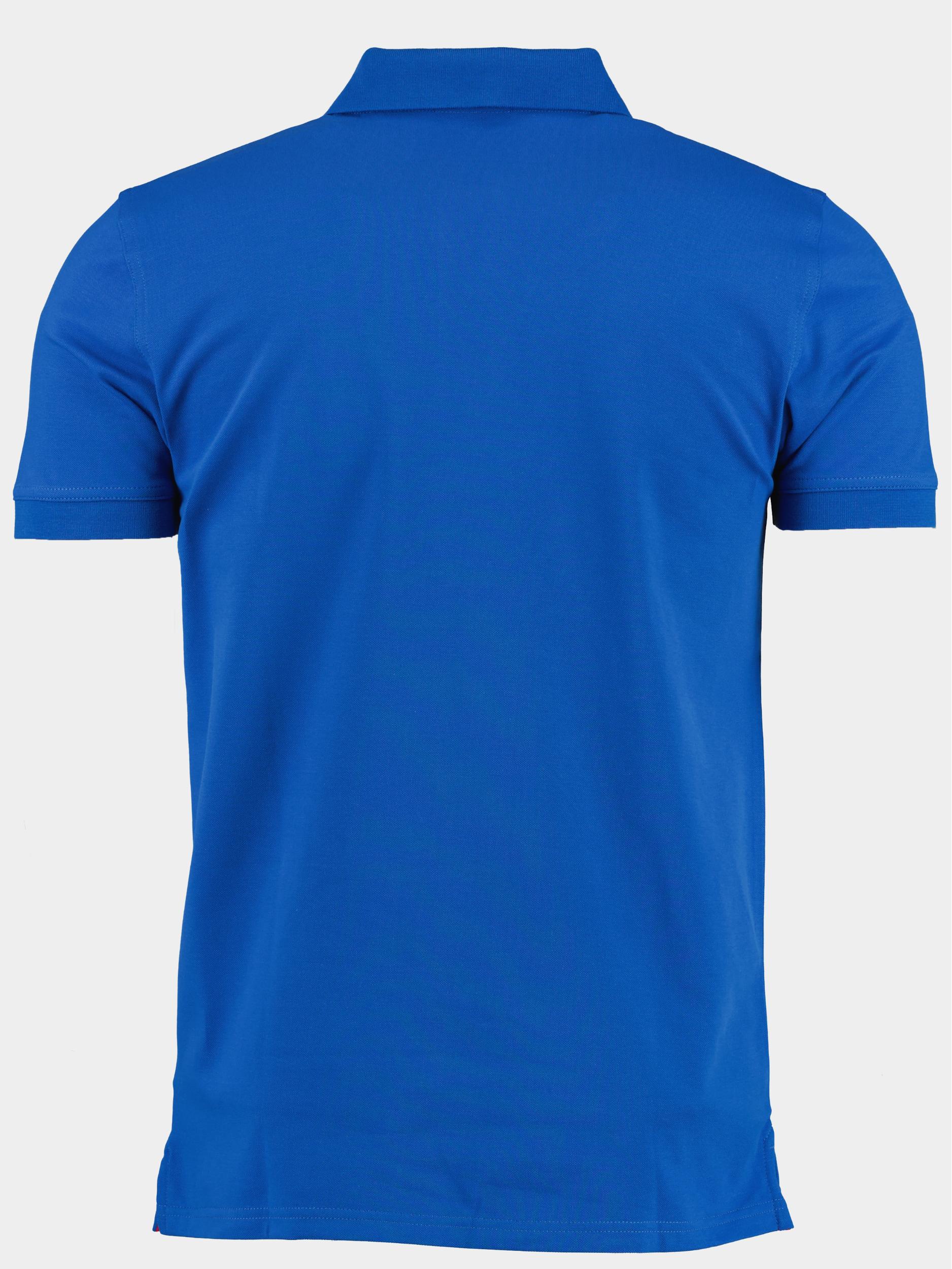 Gant Polo korte mouw Blauw Contrast Collar Pique SS Rugge 2052003/447