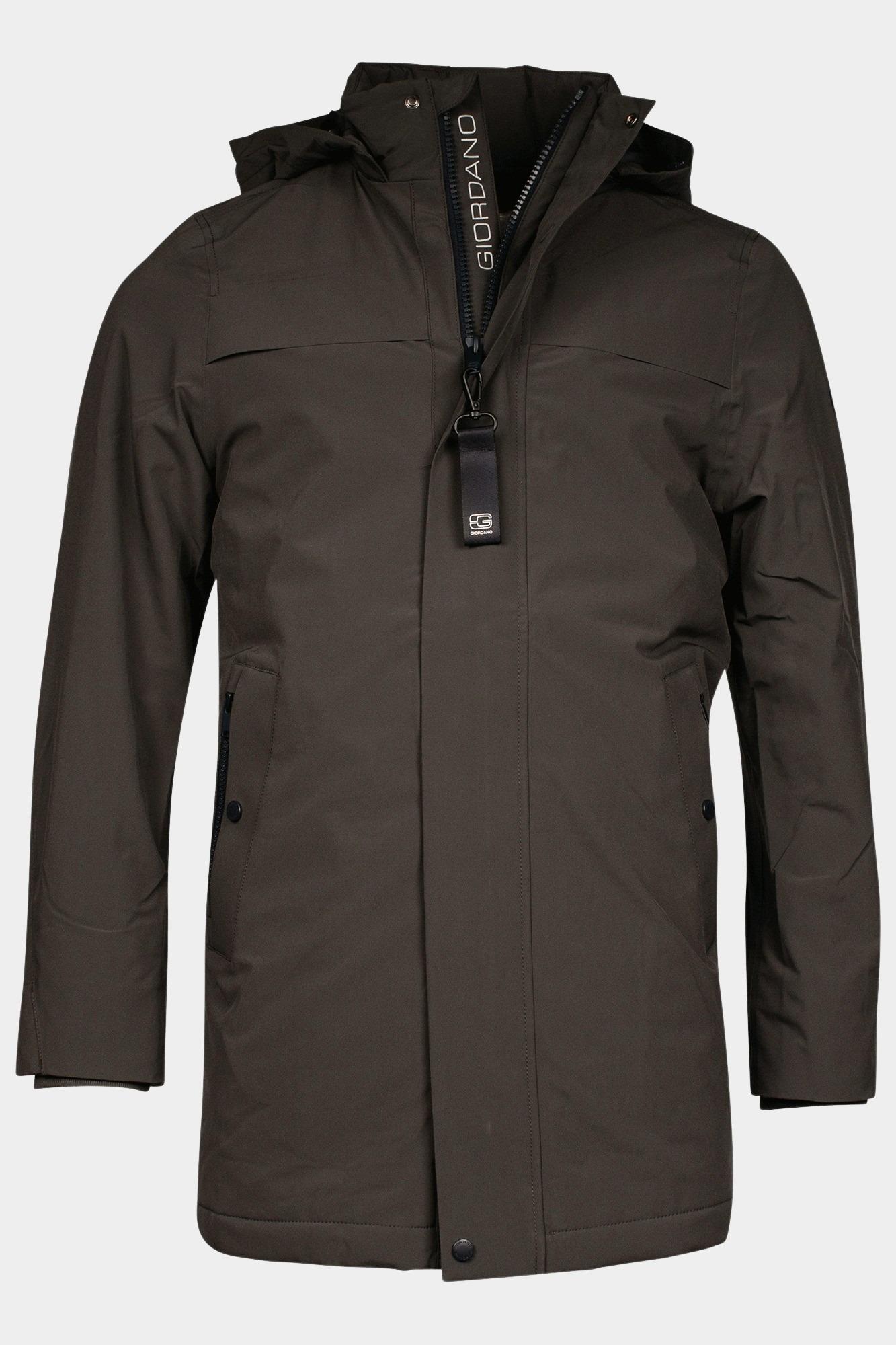 Giordano Winterjas heren Grijs Peppe Packable Parka Lightwei 422631/70