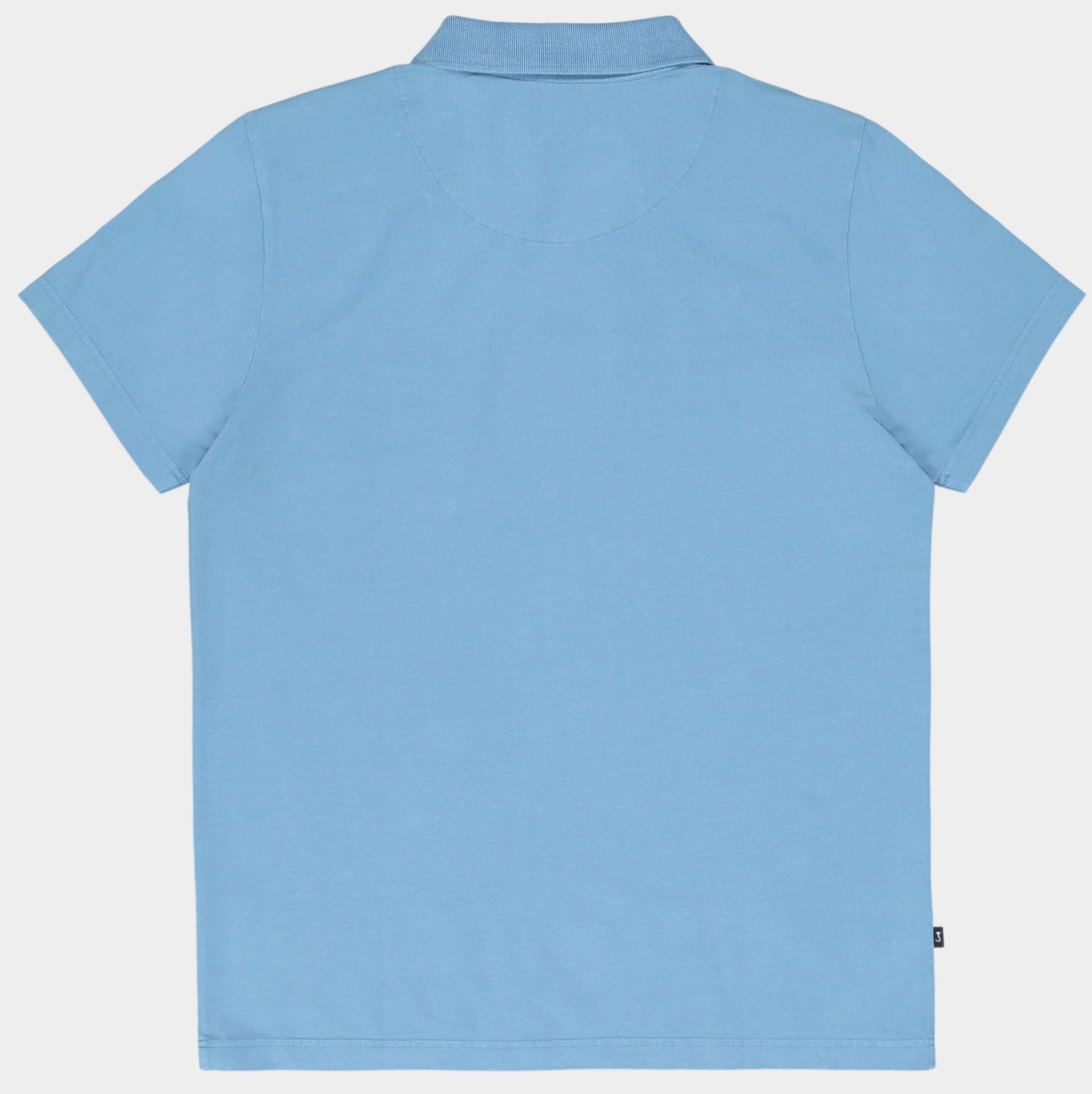 Butcher of Blue Polo korte mouw Blauw Alain Jersey Polo M2412012/836
