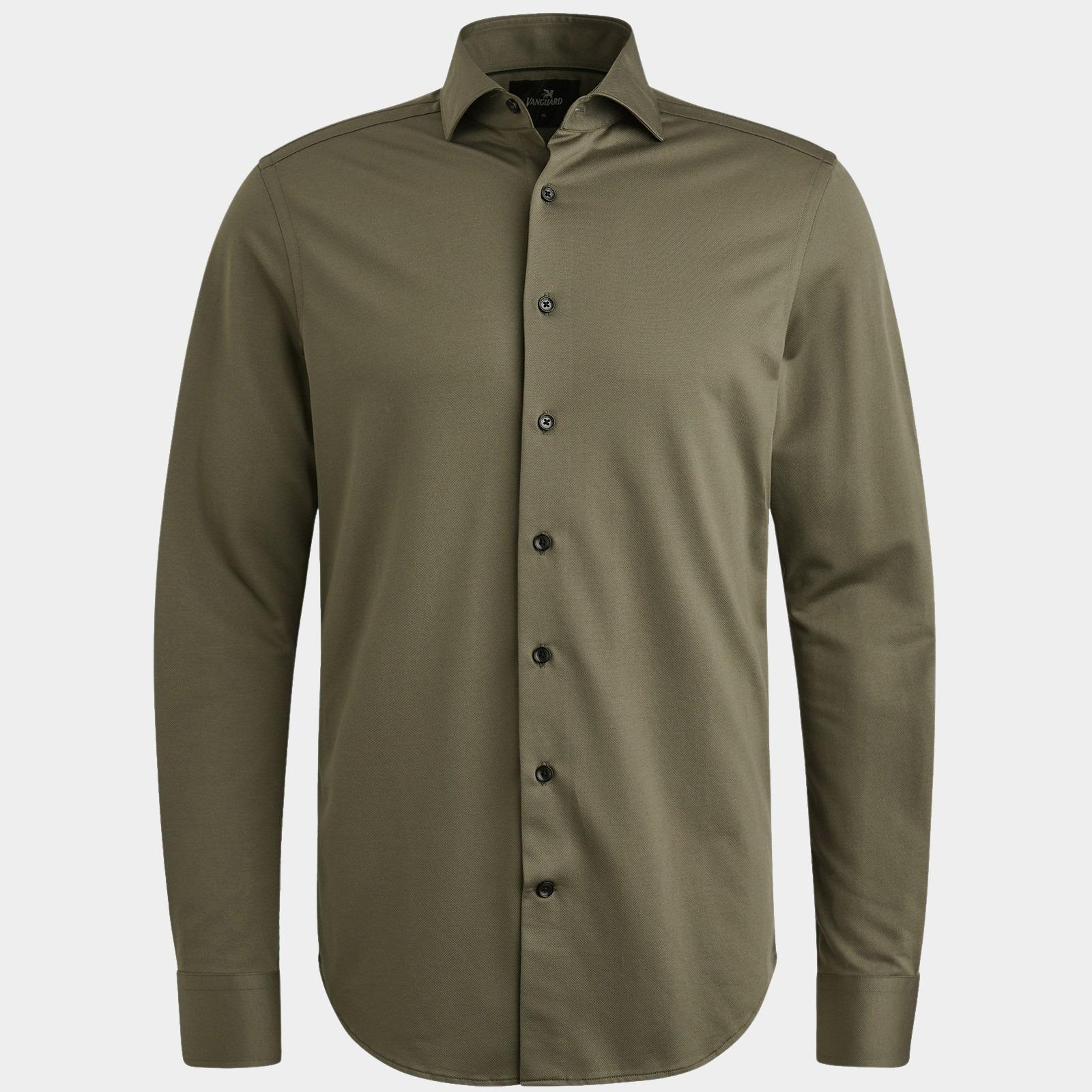 Vanguard Casual hemd lange mouw Groen LONG SLEEVE SHIRT Versatile O VSI2508207/6497