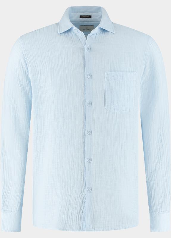 Dstrezzed Overhemd heren Blauw Axton Shirt 303816-SS26/646