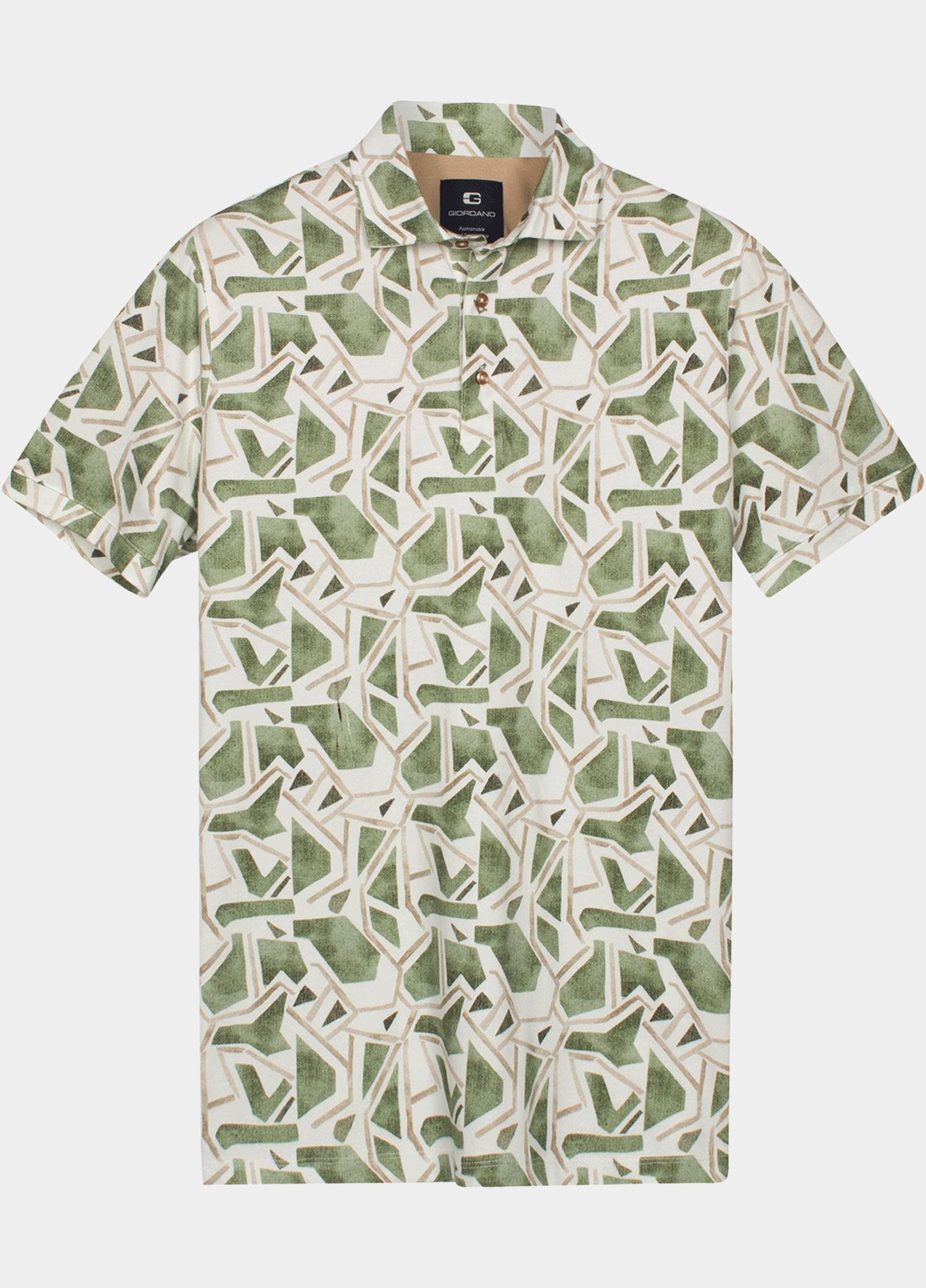 Giordano Polo heren Groen Formentini Short Sleeve Polo 616556/70