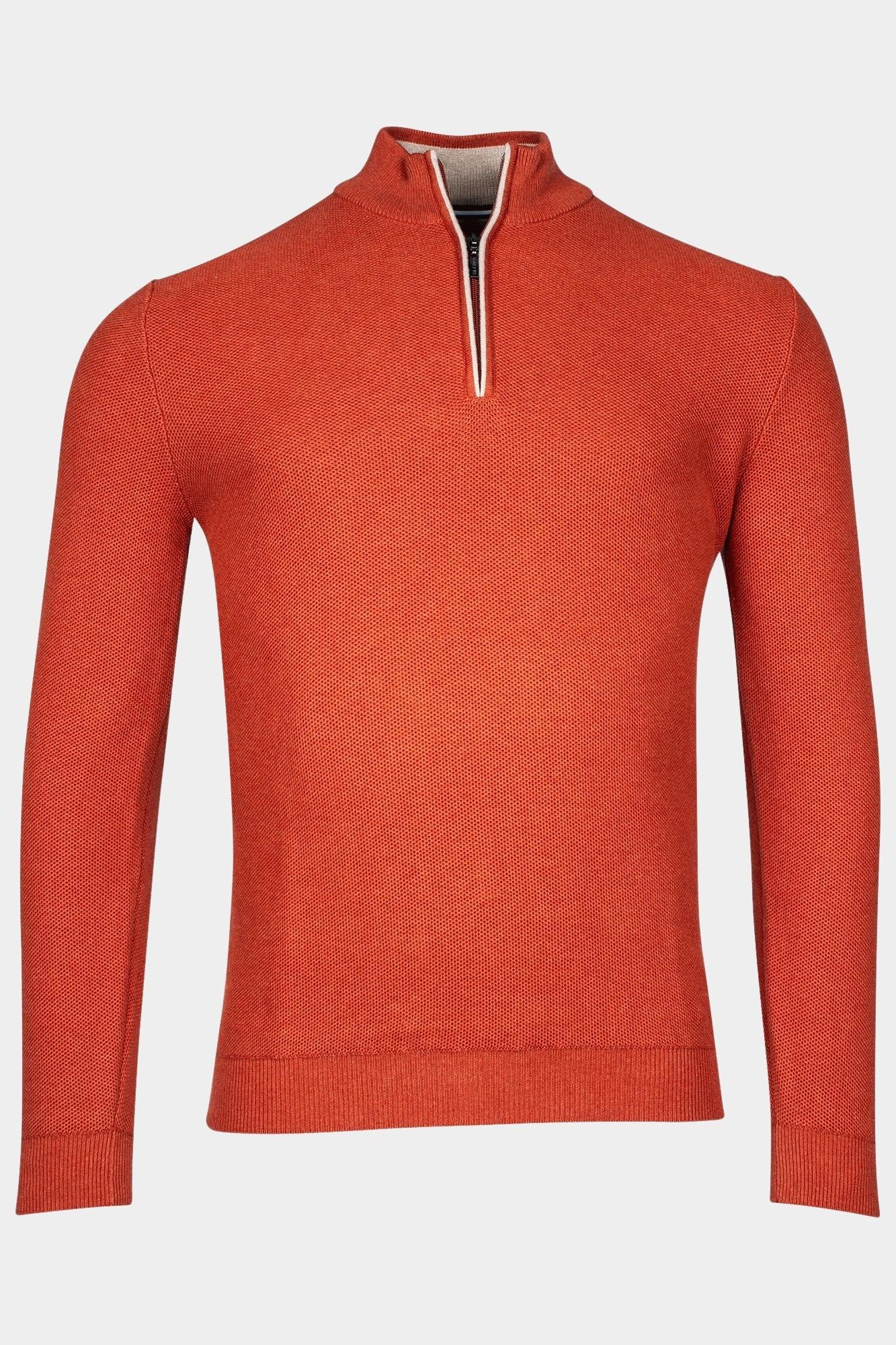 Baileys Half Zip Rood Pullover 1/2 zip  12gg, struc 418491/855