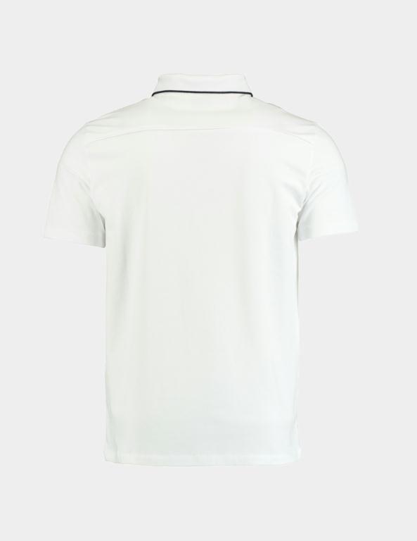 Armani Exchange Polo korte mouw Wit witte modern fit polo 8NZF70.Z8M9Z/1100