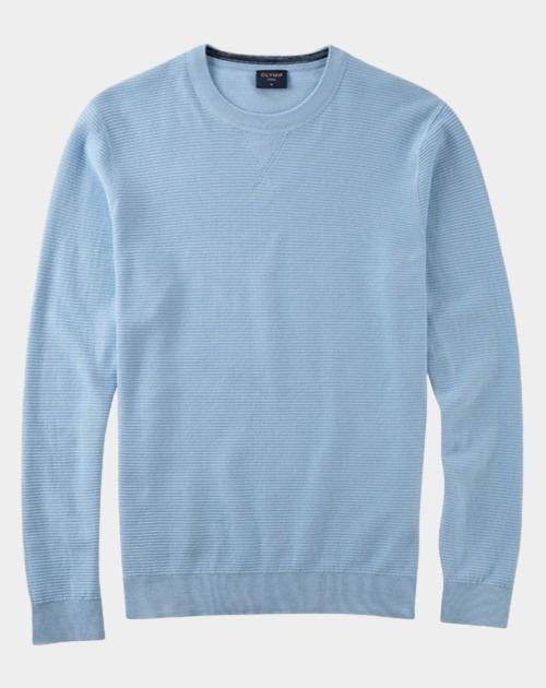 Olymp Pullover Blauw Pullover Strick 530185/10