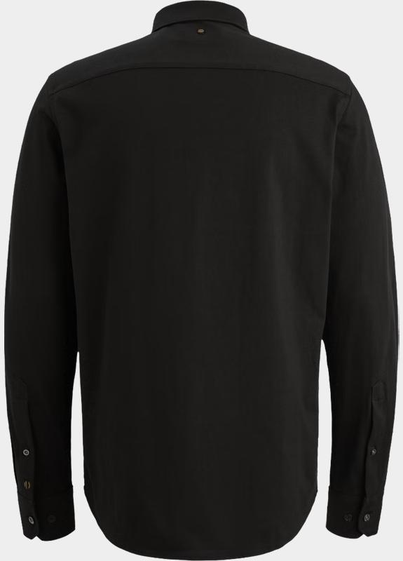 PME Legend Casual hemd lange mouw Zwart LONG SLEEVE SHIRT Satin Jerse PSI2511234/999