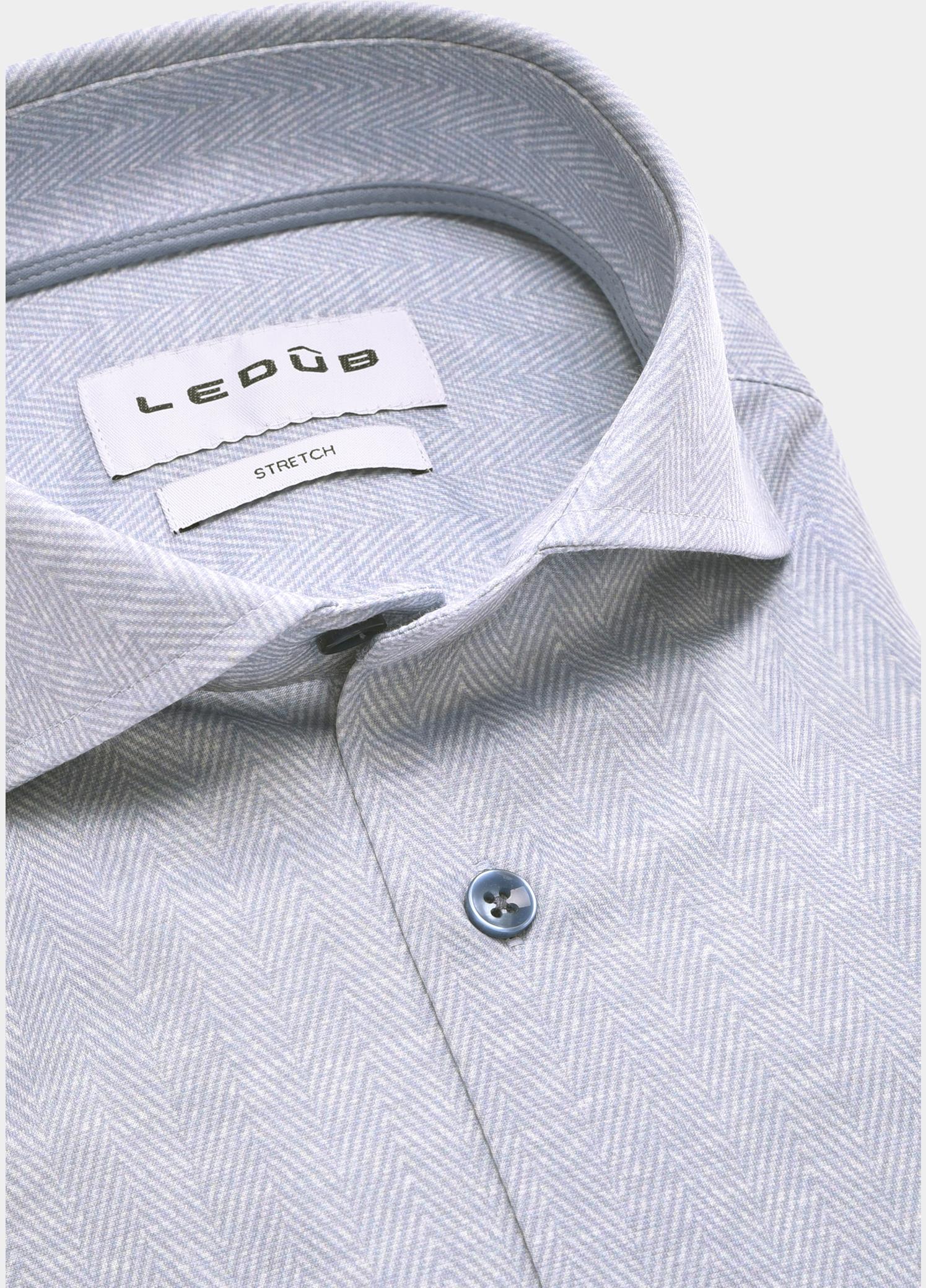Ledub Zakelijk overhemd heren Blauw  0143641/120-140-000