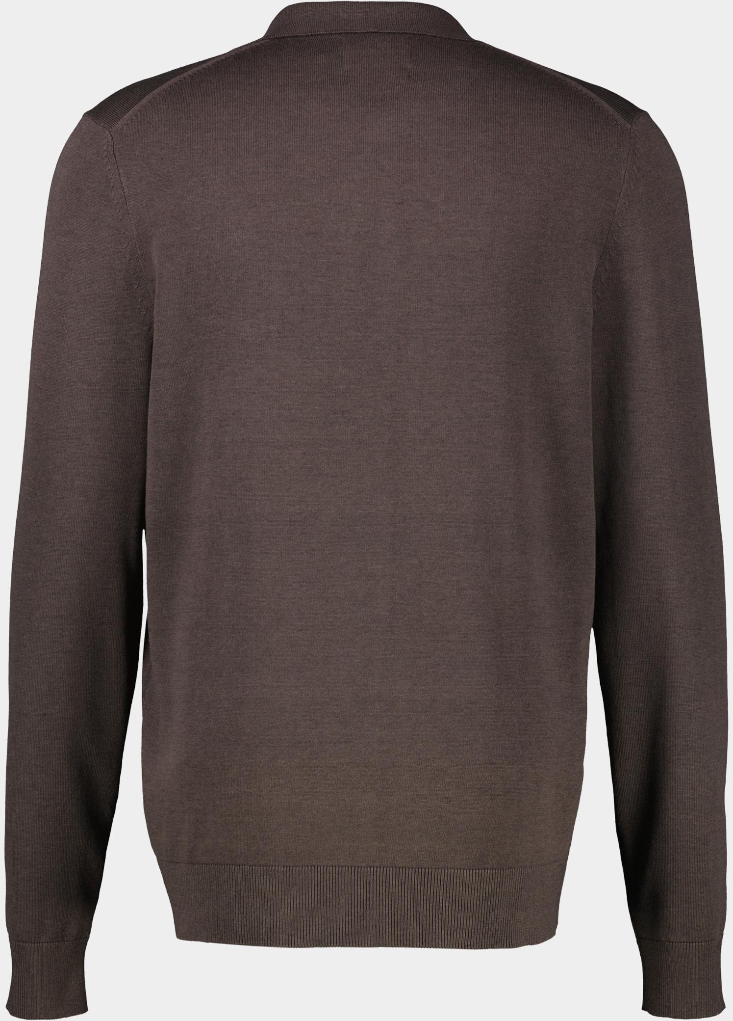 Lerros Polo lange mouwen heren Bruin  2685242/787