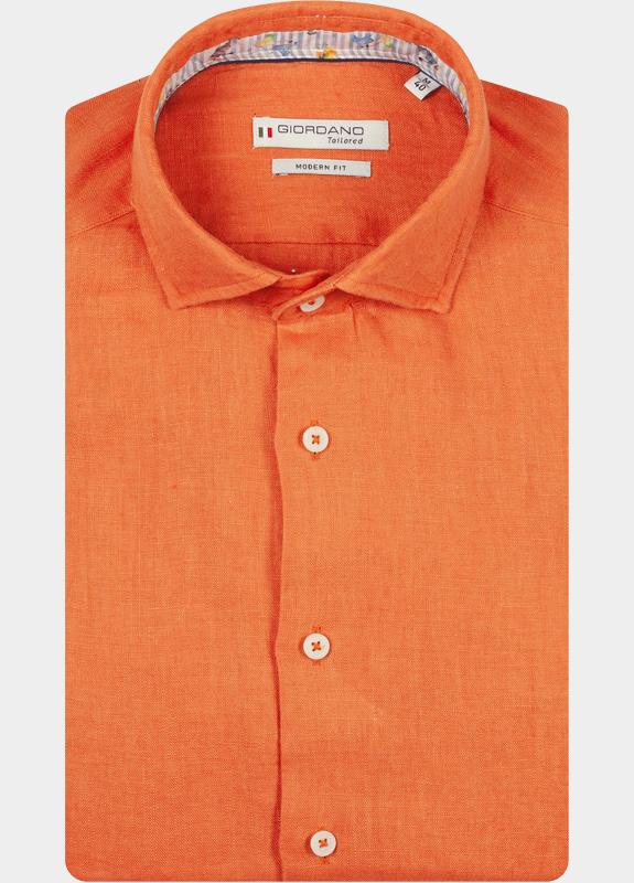 Giordano Overhemd heren Rood Row Long Sleeve Cutaway Soft 617810/32