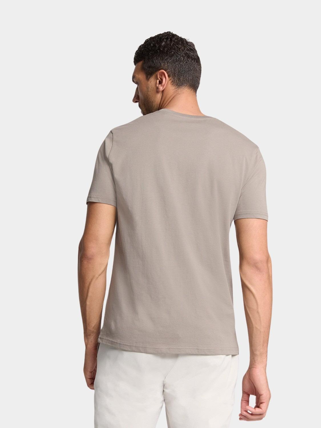 No Excess T-shirt korte mouw Grijs T-Shirt Crewneck Solid Basic 29340701SN/018