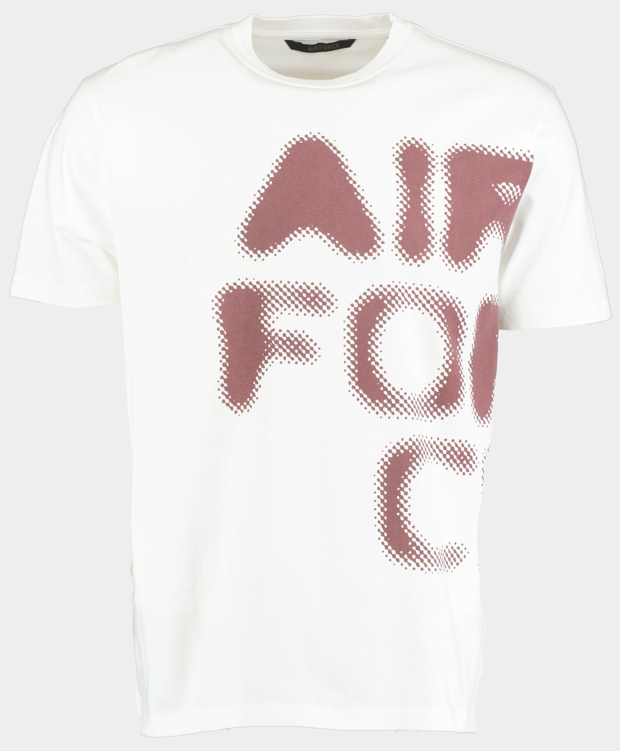 Airforce T-shirt korte mouw Wit Hazy T-shirt GEM1222/100\406