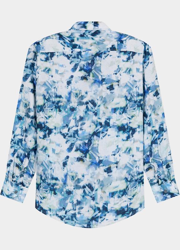 Olymp Overhemd heren Blauw Casual 404614/15