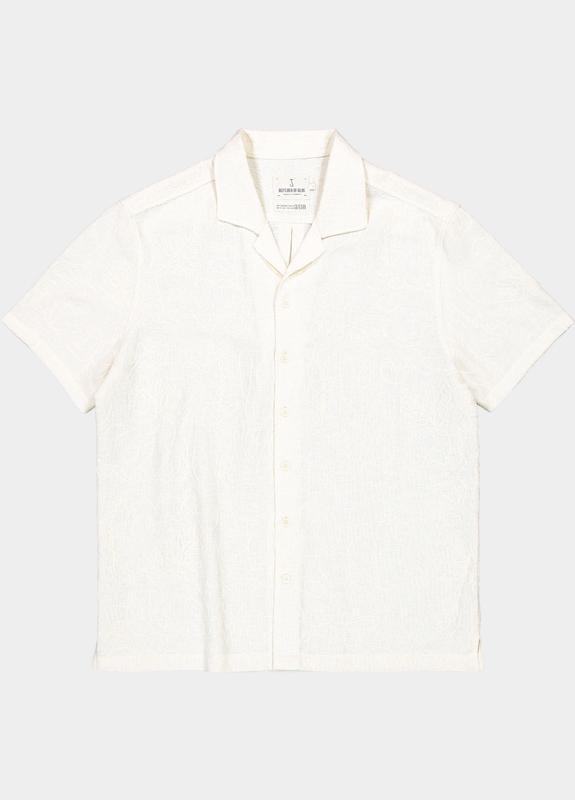 Butcher of Blue Casual hemd korte mouw Wit Alex Resort M2614050/112