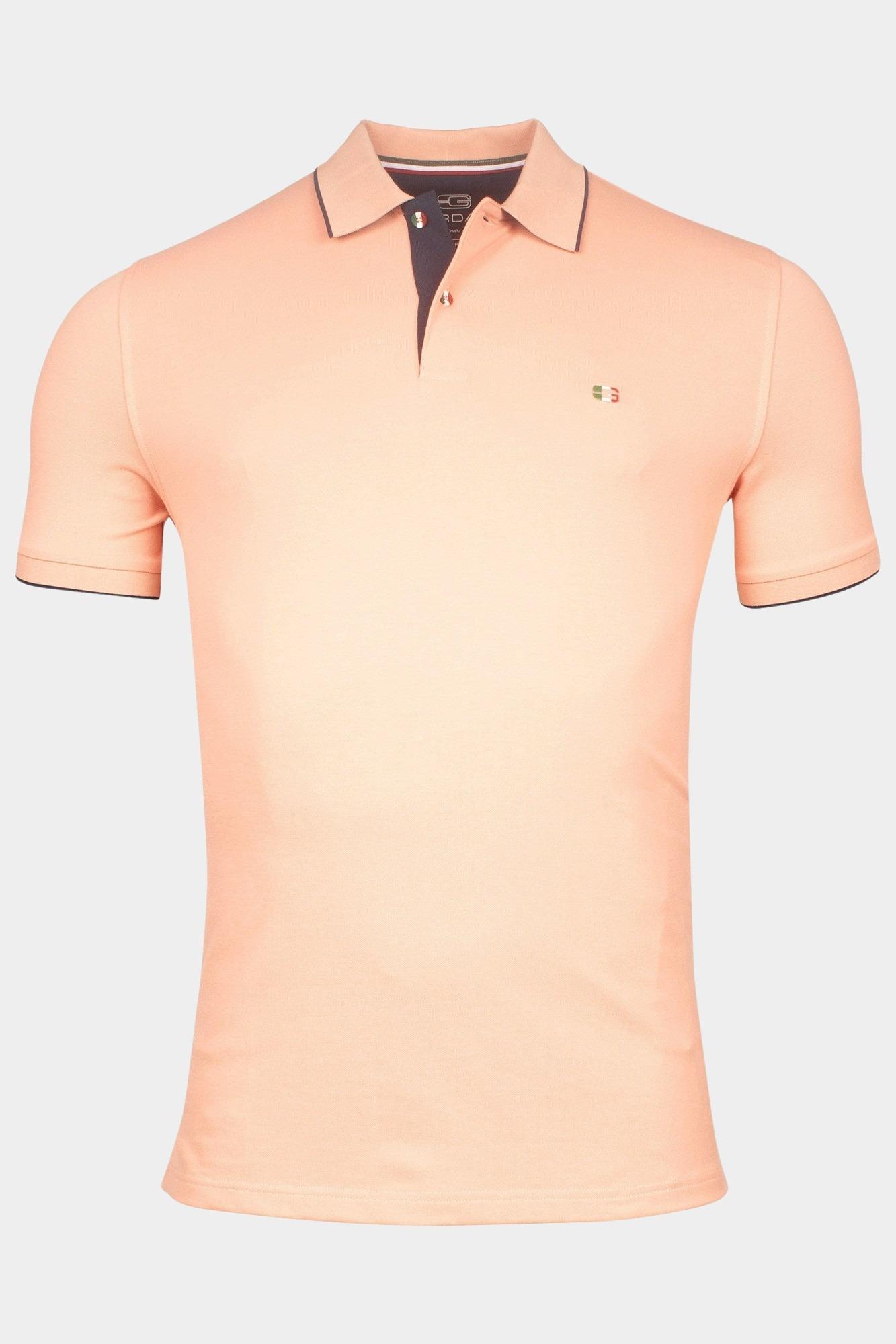 Giordano Polo korte mouw Roze Nico short sleeve signature p 516587/26