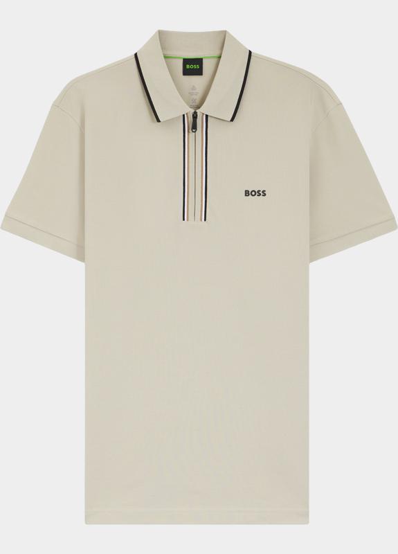 BOSS Green Polo korte mouw Beige Philix GOC 10272836 01 50555698/272