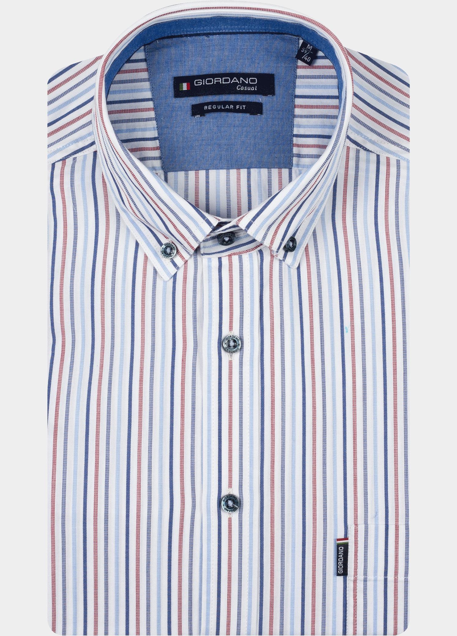 Giordano Overhemd heren Roze Ivy Long Sleeve Button Down C 617113/31
