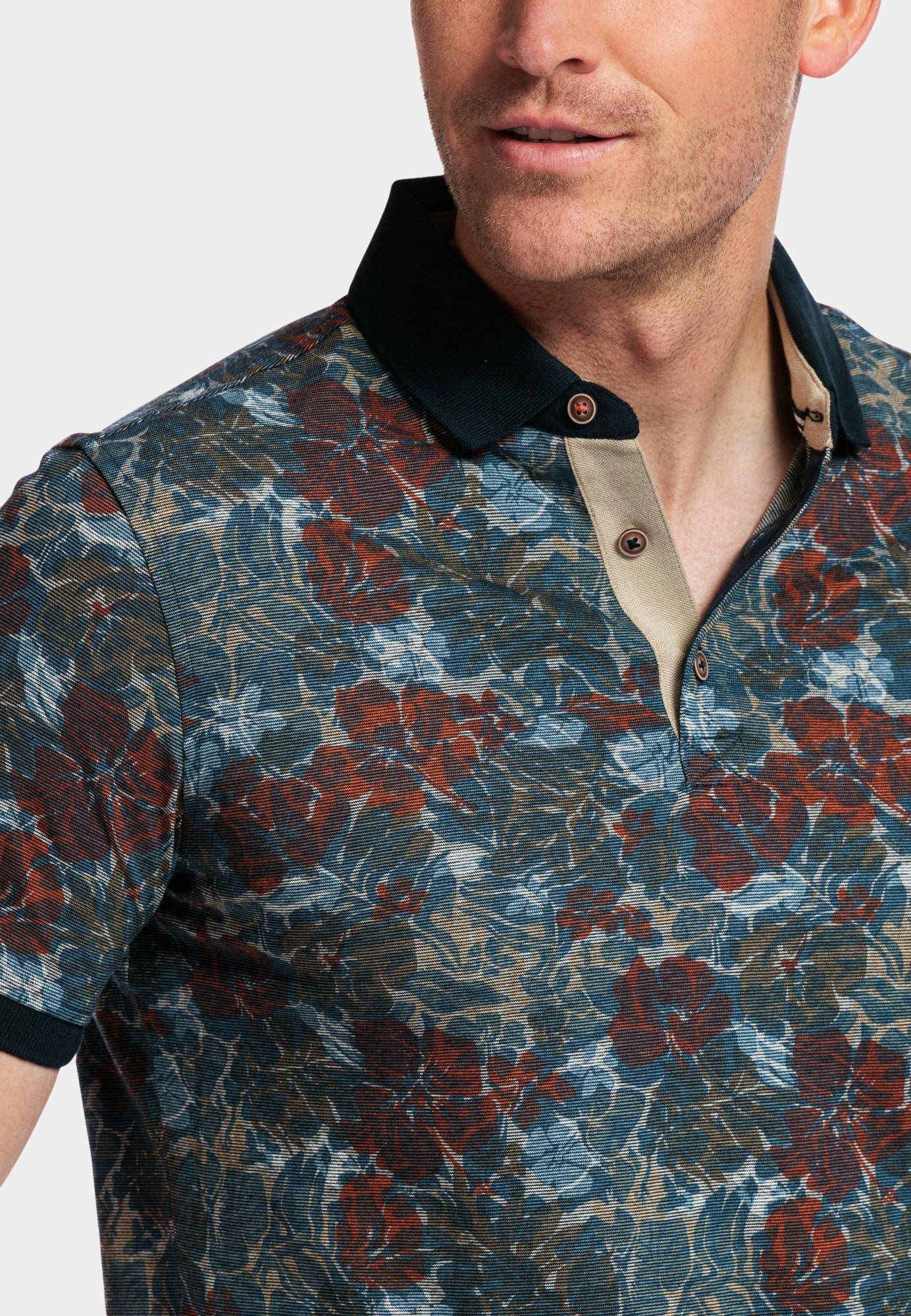 Baileys Polo korte mouw Oranje Poloshirt Jersey, all over pr 415228/29