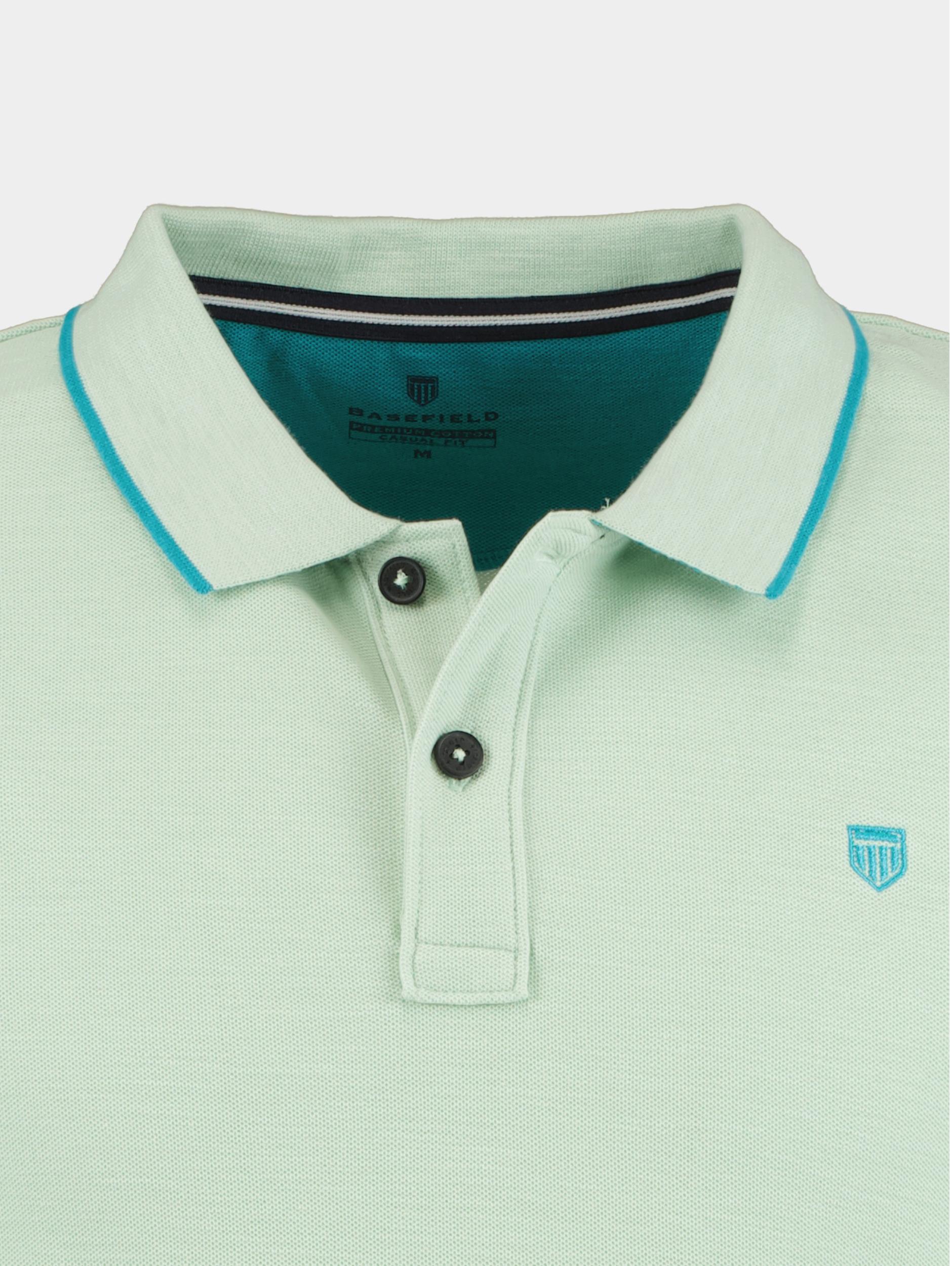 Basefield Polo korte mouw Groen Polo Shirt 1/2 Arm 219017751/513