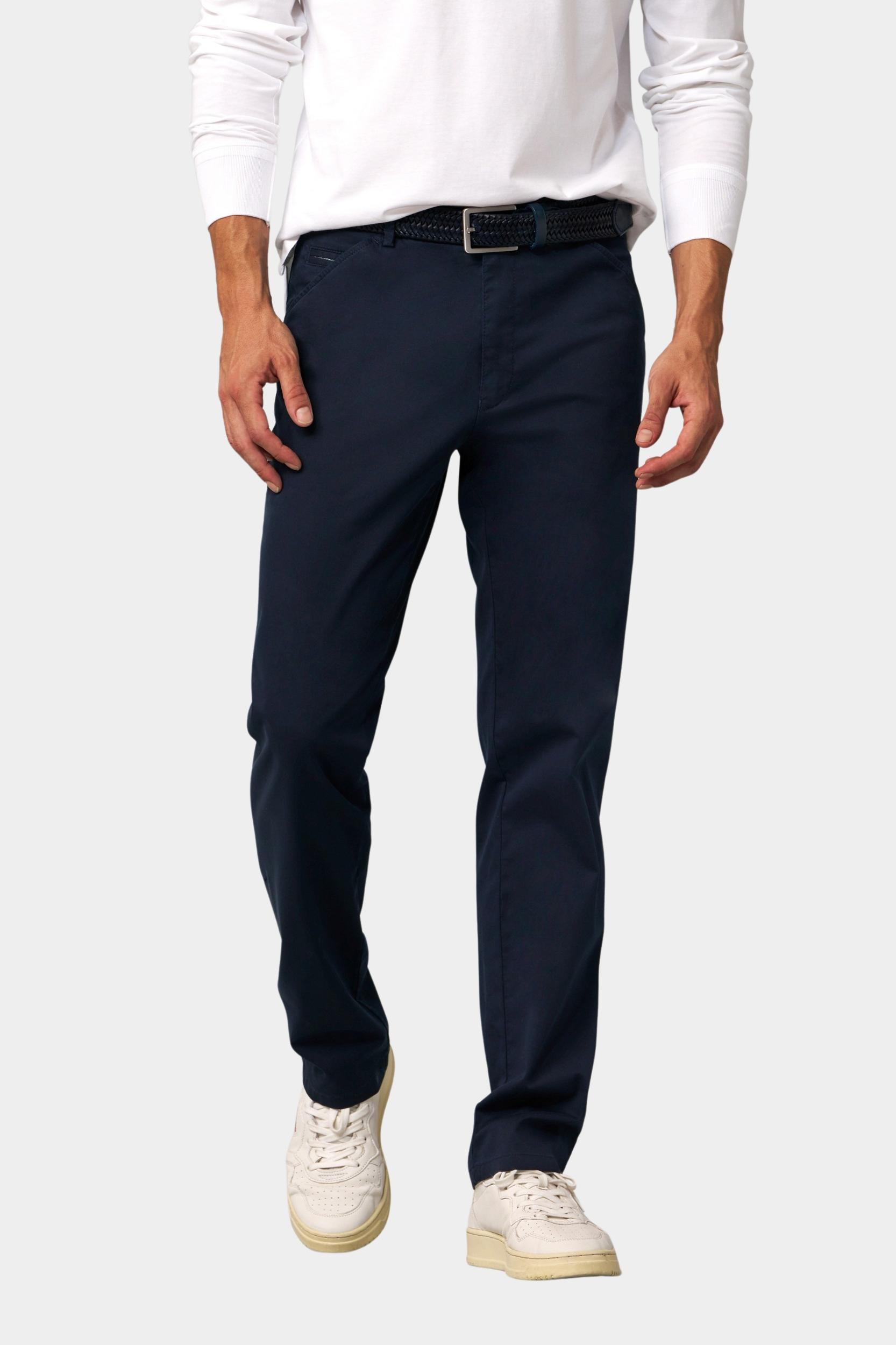 Meyer Katoenen Broek Blauw CHICAGO Art.1-5060 3321506000/18
