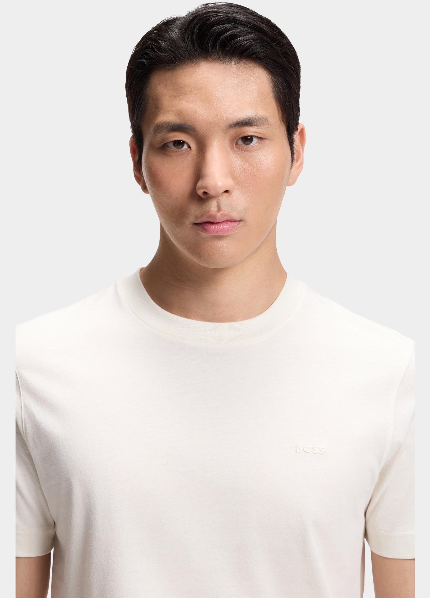 BOSS Black T-shirt lange mouw Wit Thompson 01 10281524 01 50565995/118
