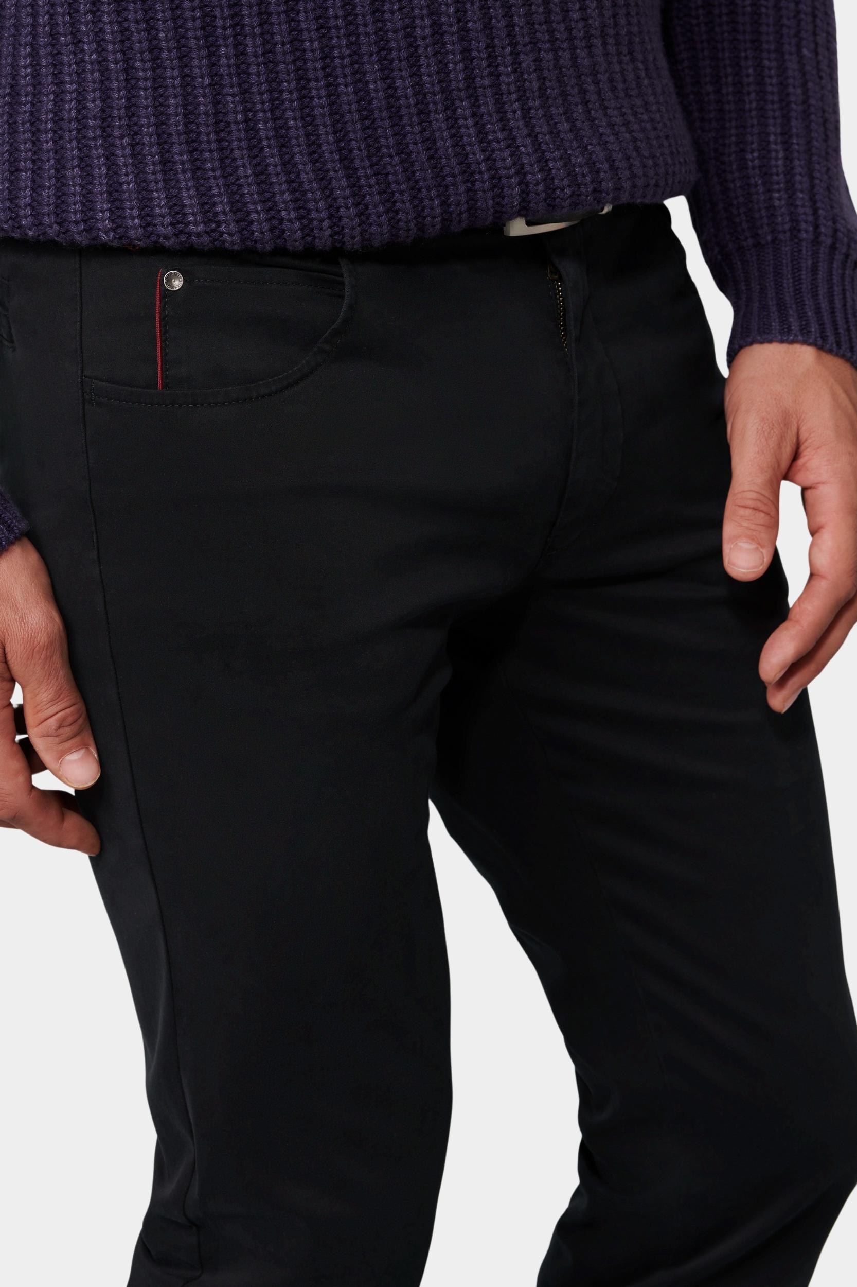 Meyer Katoenen Broek Zwart DIEGO Art.9-3000 3069300000/09