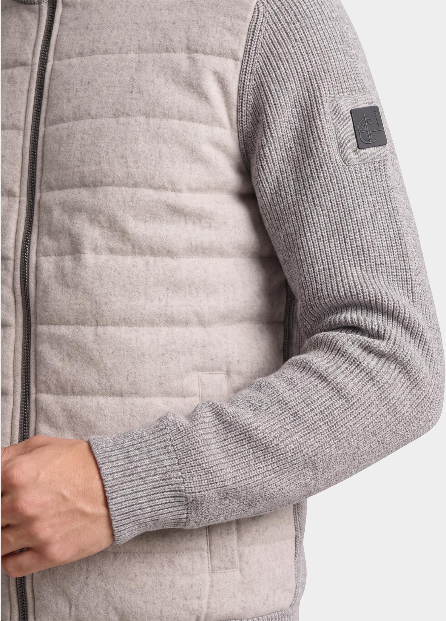 Casamoda Vest heren Beige Strickjacke Hybrid 126250030/663