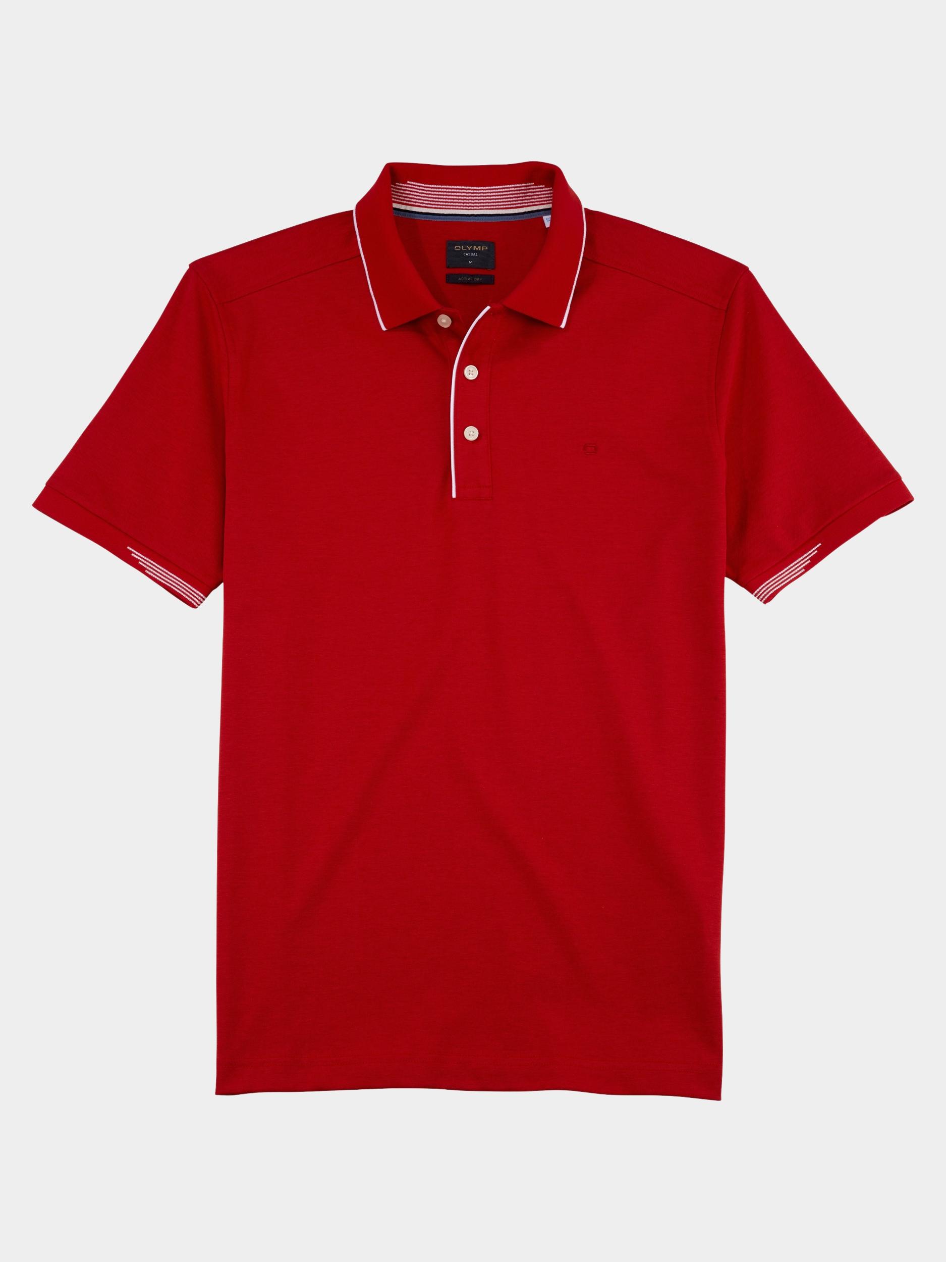 Olymp Polo korte mouw Rood Functional Polo 540172/35