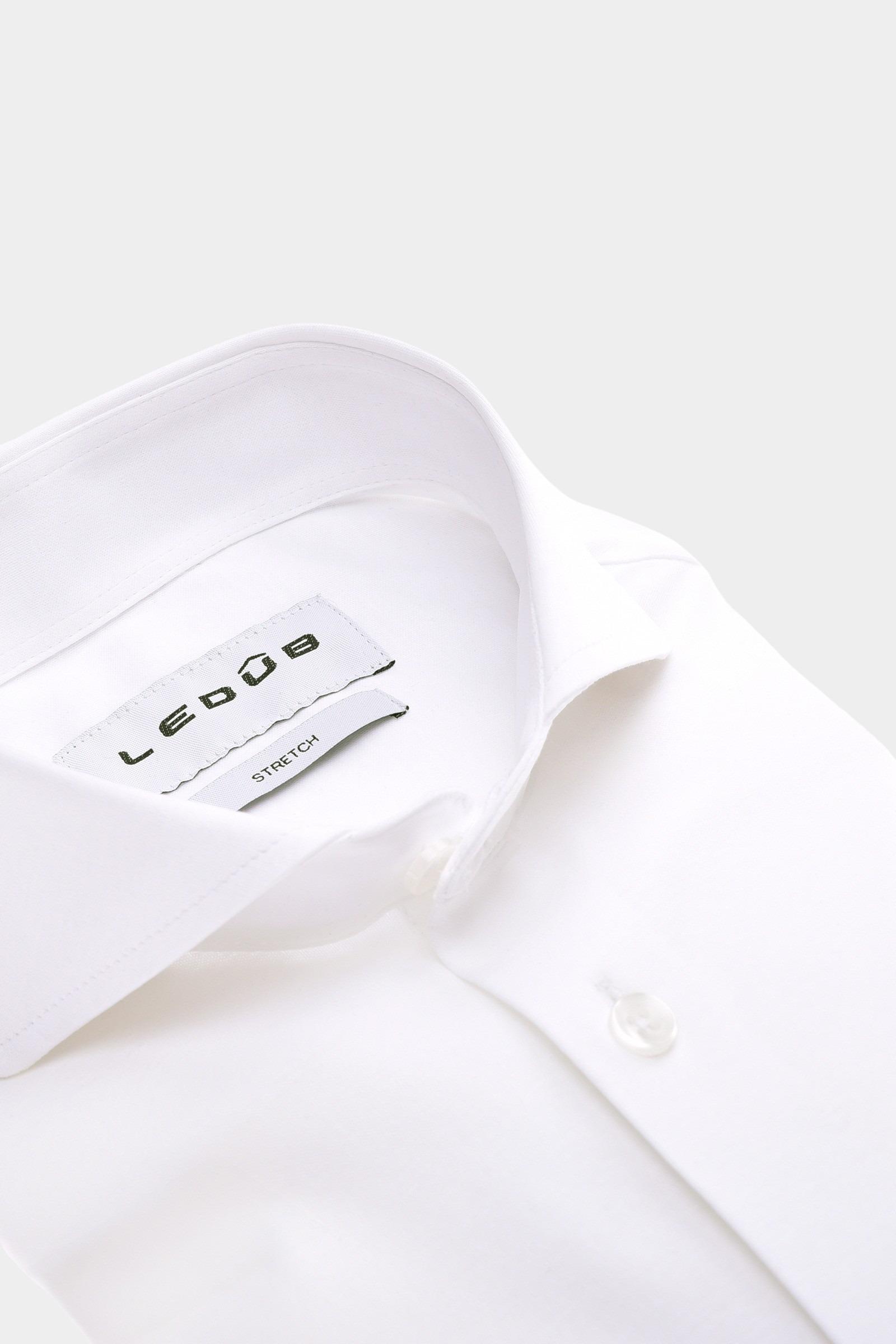 Ledub Business hemd lange mouw Wit SF5 0143230/910-000-000