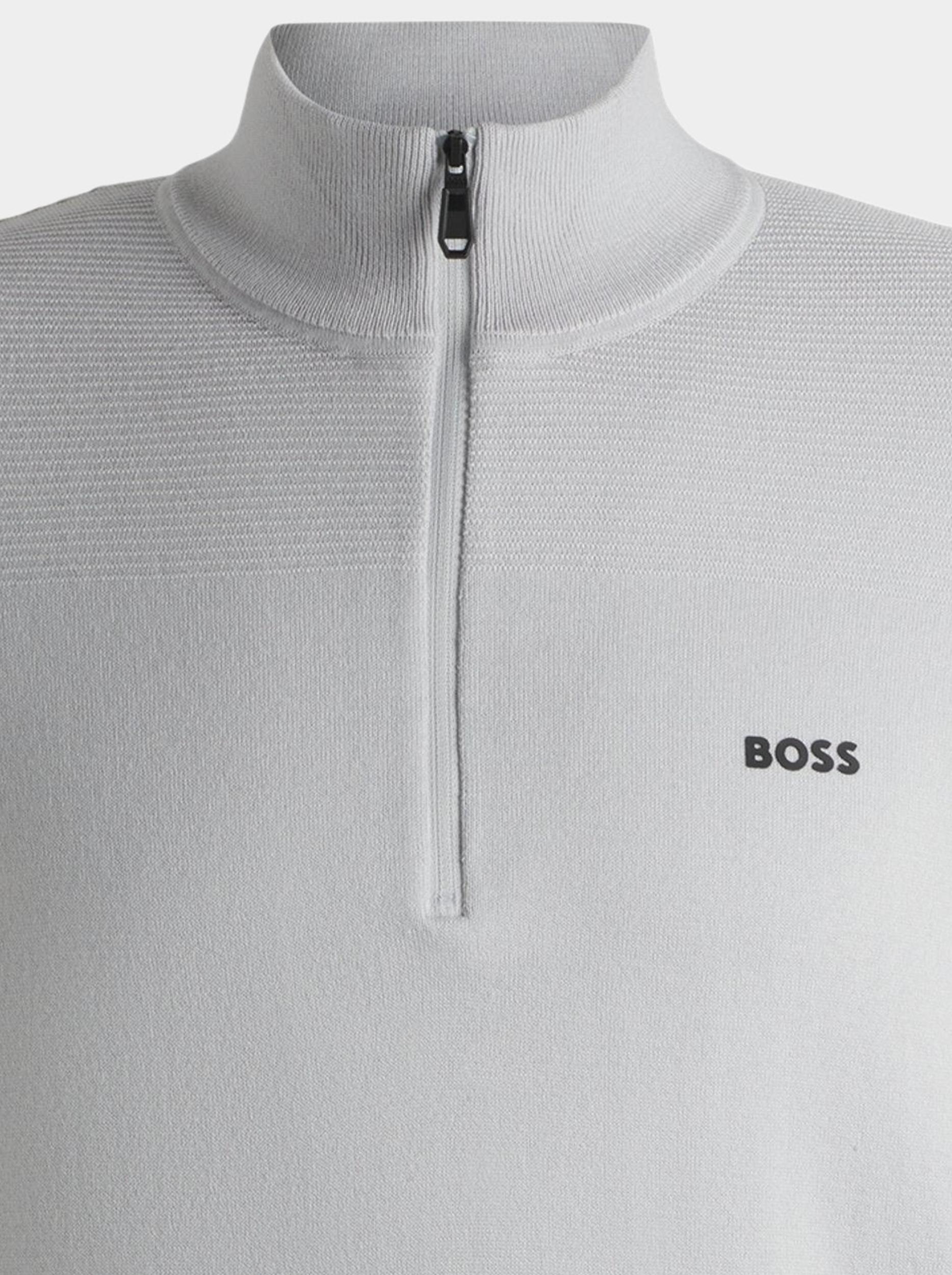 BOSS Green Pullover Grijs Momentum-X_QZ 10252233 01 50498560/054