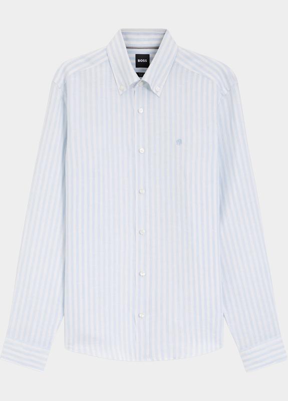 BOSS Black Casual hemd lange mouw Blauw H-LIAM-BD-E-C1-261 10279014 0 50560595/450