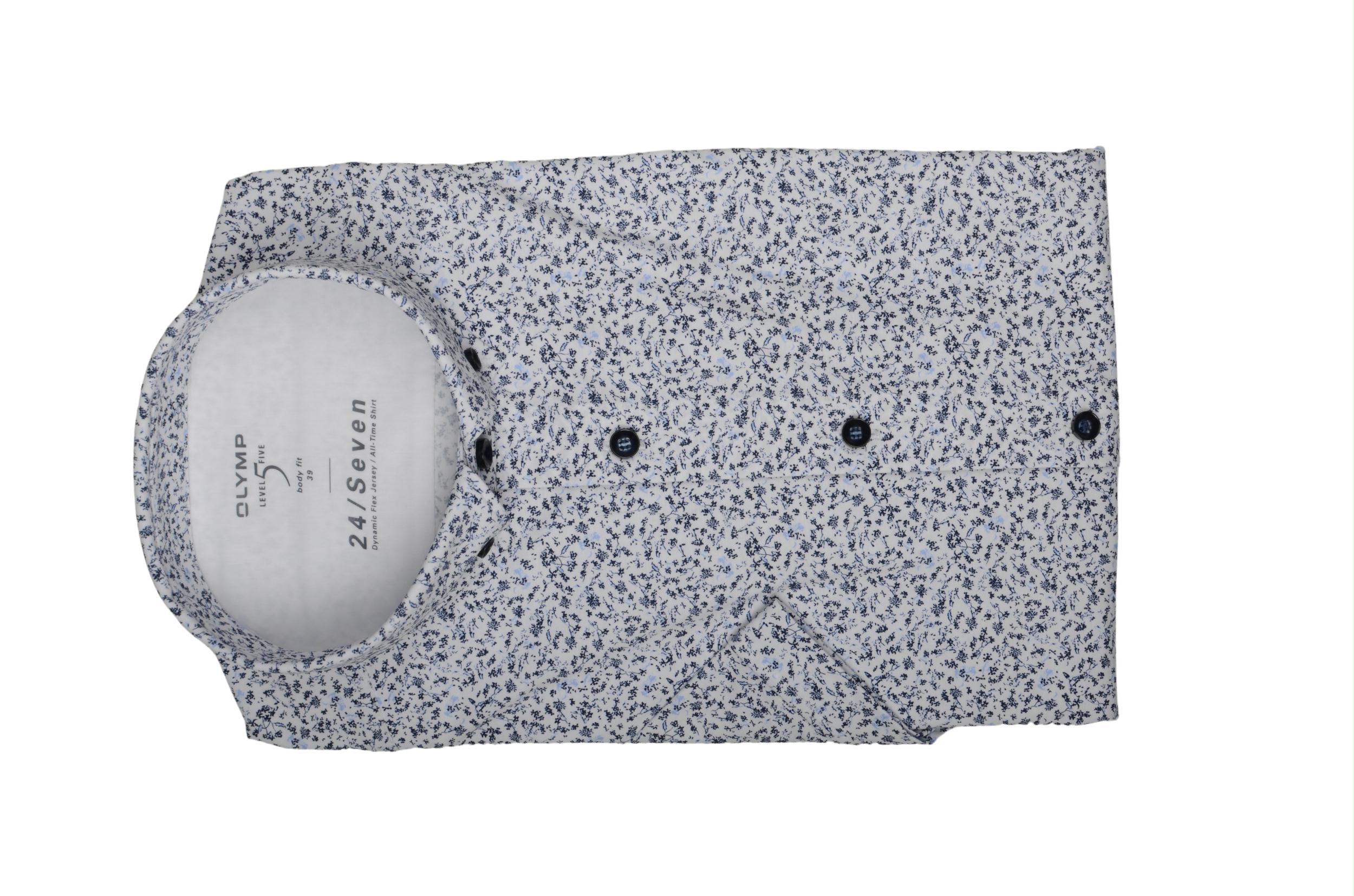 Olymp Business hemd korte mouw Blauw 2060/72 Hemden 206072/11