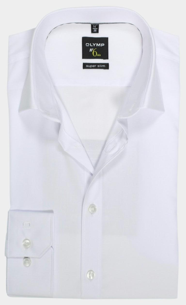 Olymp Business hemd lange mouw Wit Level 6 - extra slim fit 046664/00