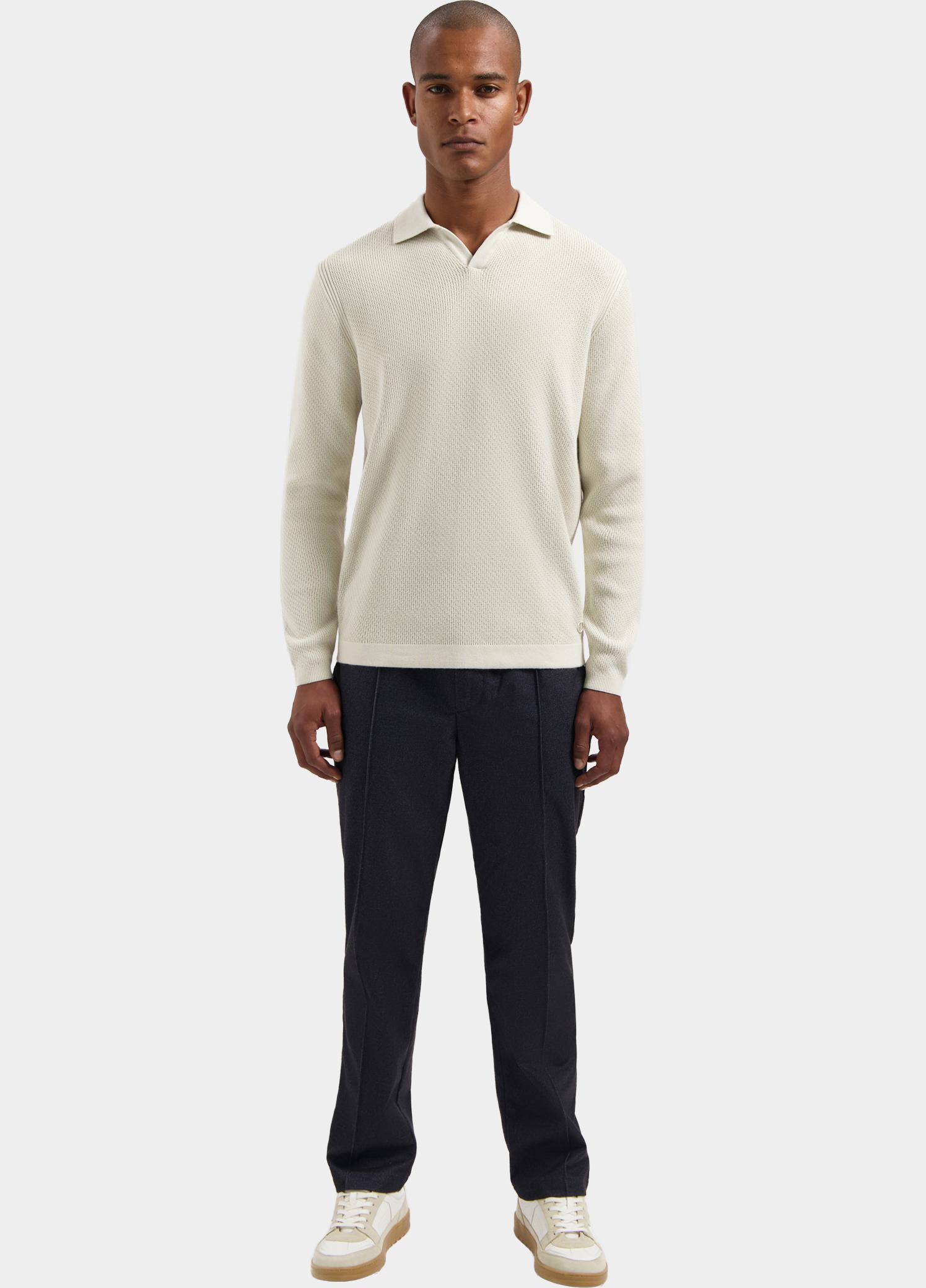 Dstrezzed Polo lange mouw Grijs Kostas Longsleeve Polo 405934/107