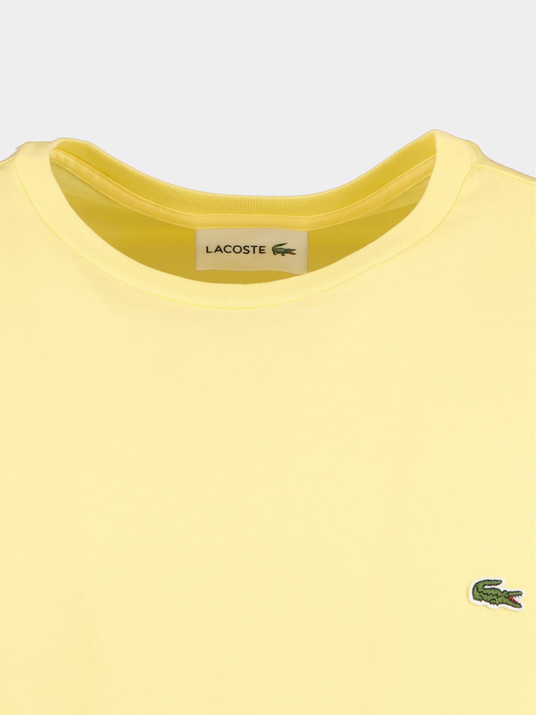 Lacoste T-shirt korte mouw Geel  TH6709/107