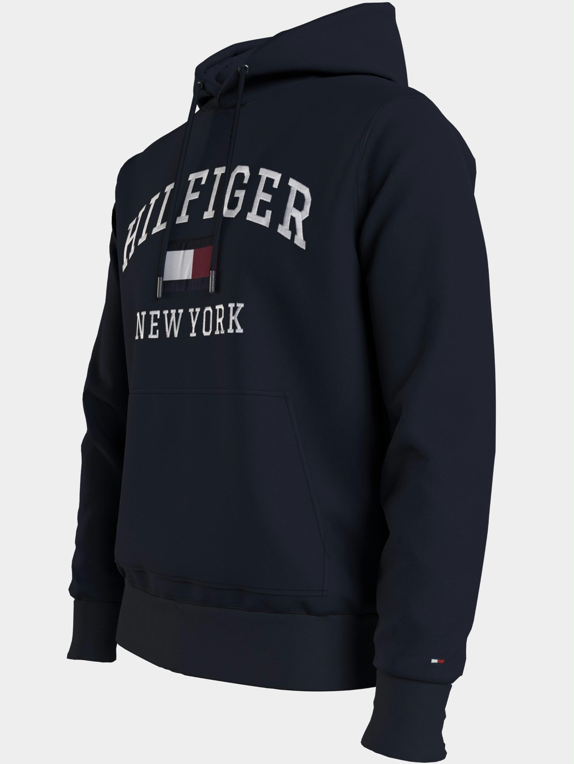 Tommy Hilfiger Sweater Blauw Modern varisty hoody MW0MW28173/DW5