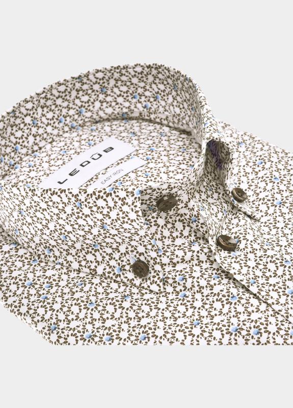 Ledub Business hemd lange mouw Wit  0701970/911-000-000