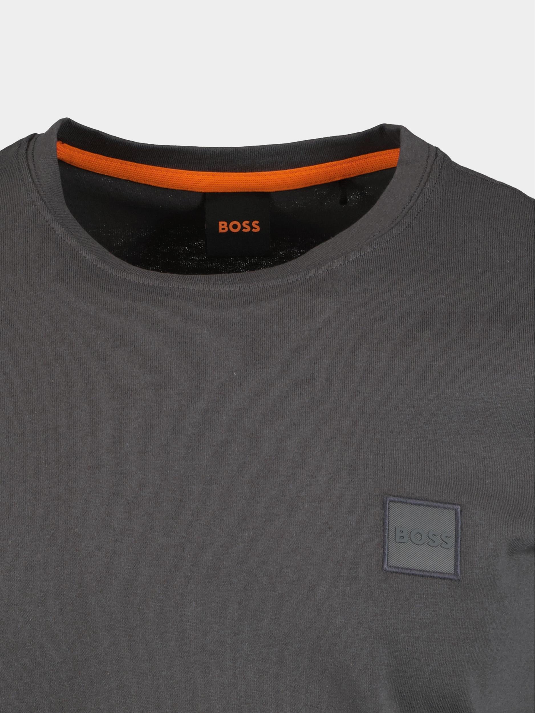 BOSS Orange T-shirt korte mouw Grijs Tales 10242631 01 50472584/022