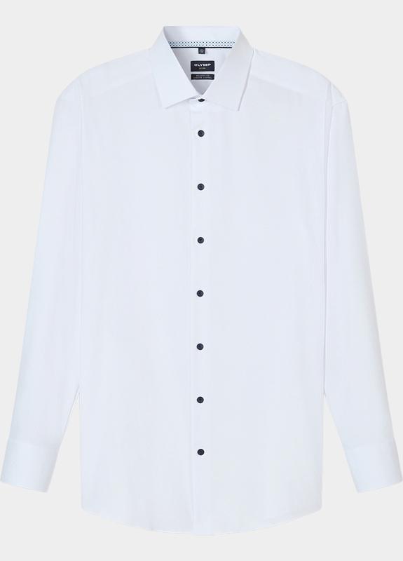 Olymp Business hemd lange mouw Wit 131614-Hemden 131614/00