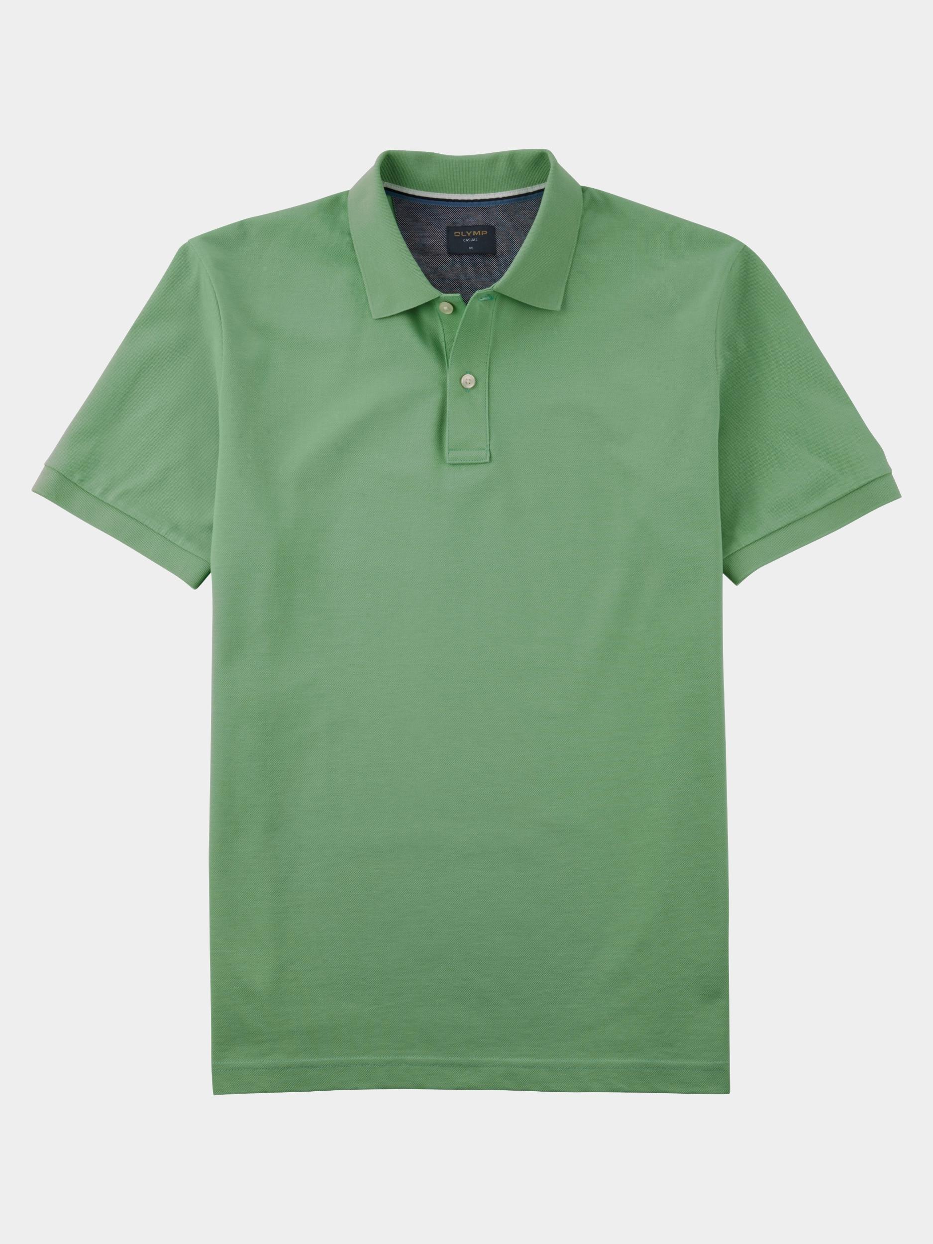 Olymp Polo korte mouw Groen Polo PiquÃ© solid 540952/41