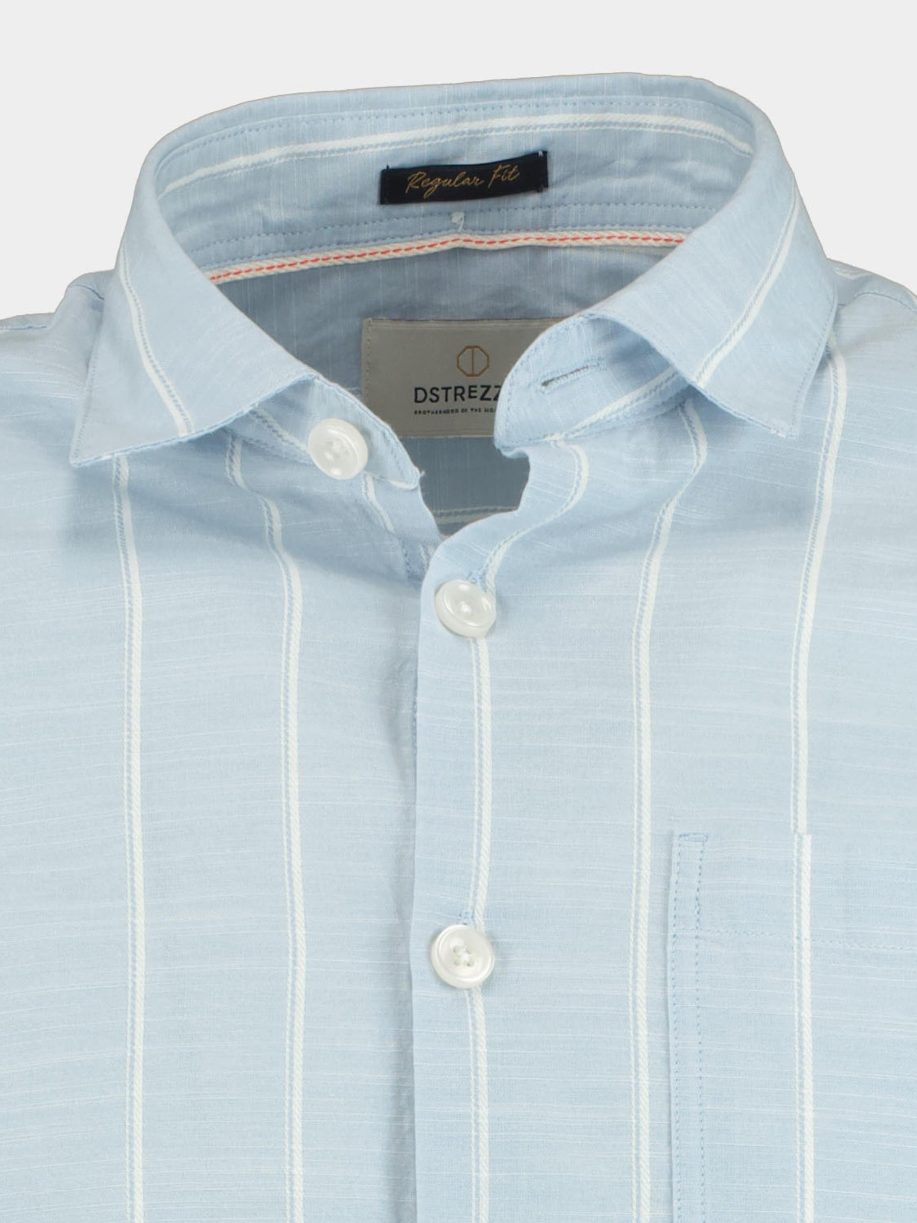 Dstrezzed Casual hemd lange mouw Blauw Kratos Shirt 303902/646