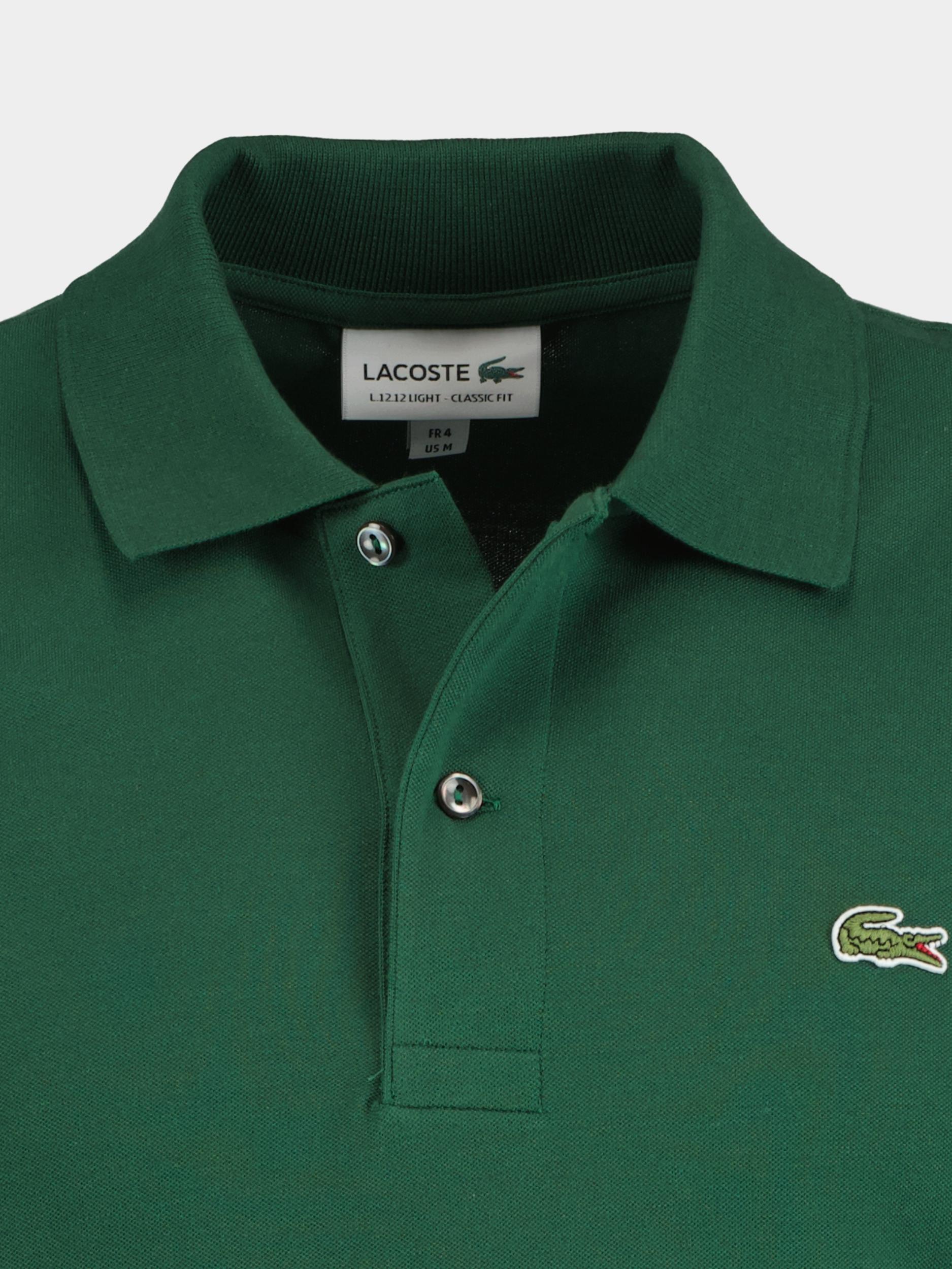 Lacoste Polo korte mouw Groen Light piqué PH9851/132