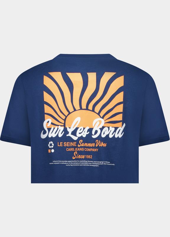 Cars Jeans T-shirt korte mouw Blauw Ritzo 62371/12