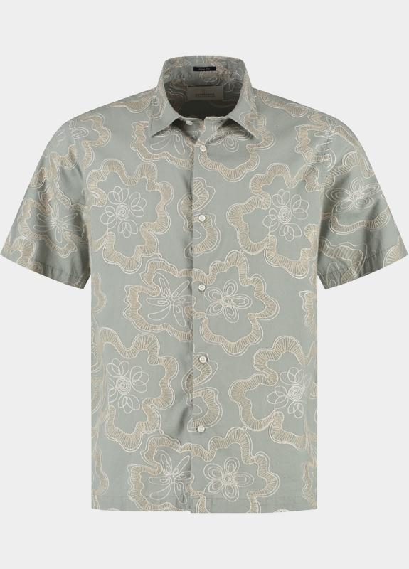 Dstrezzed Casual hemd korte mouw Groen Dylan Summer Shirt 311520/564