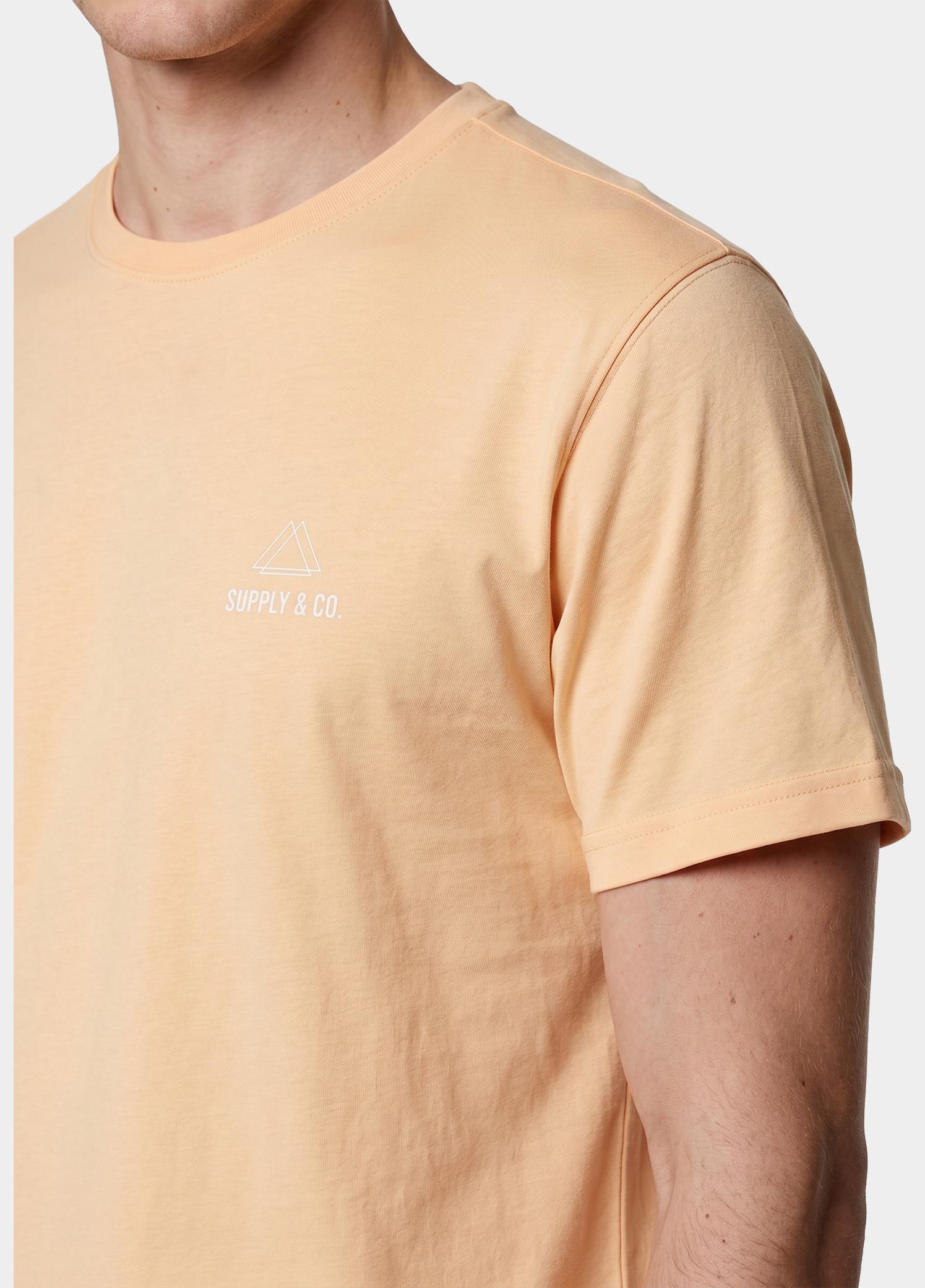 Supply & Co. T-shirt heren Roze Basic T-shirt SCO25108BA01/735 apricot