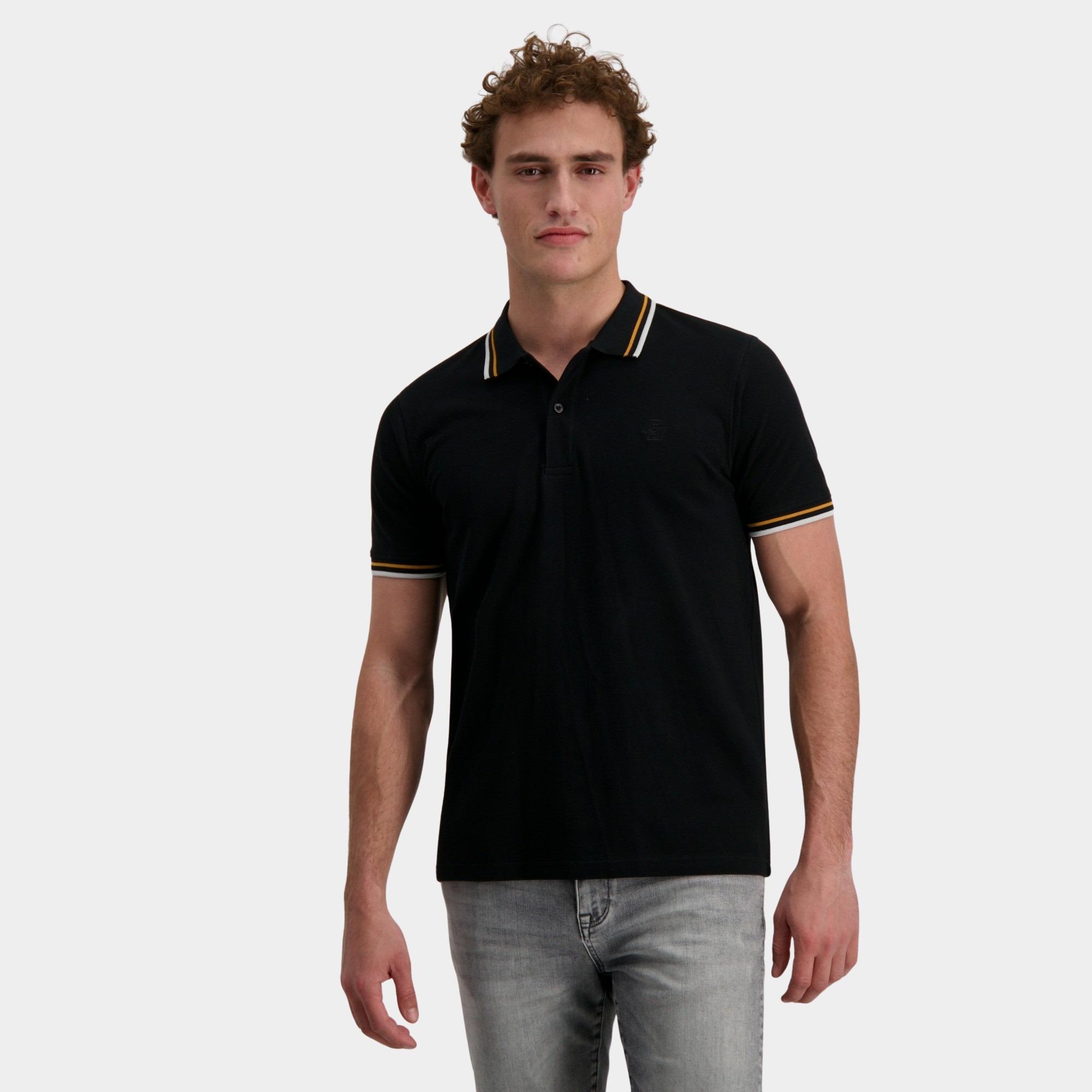 Cars Jeans Polo korte mouw Zwart FRYLON 63863/01